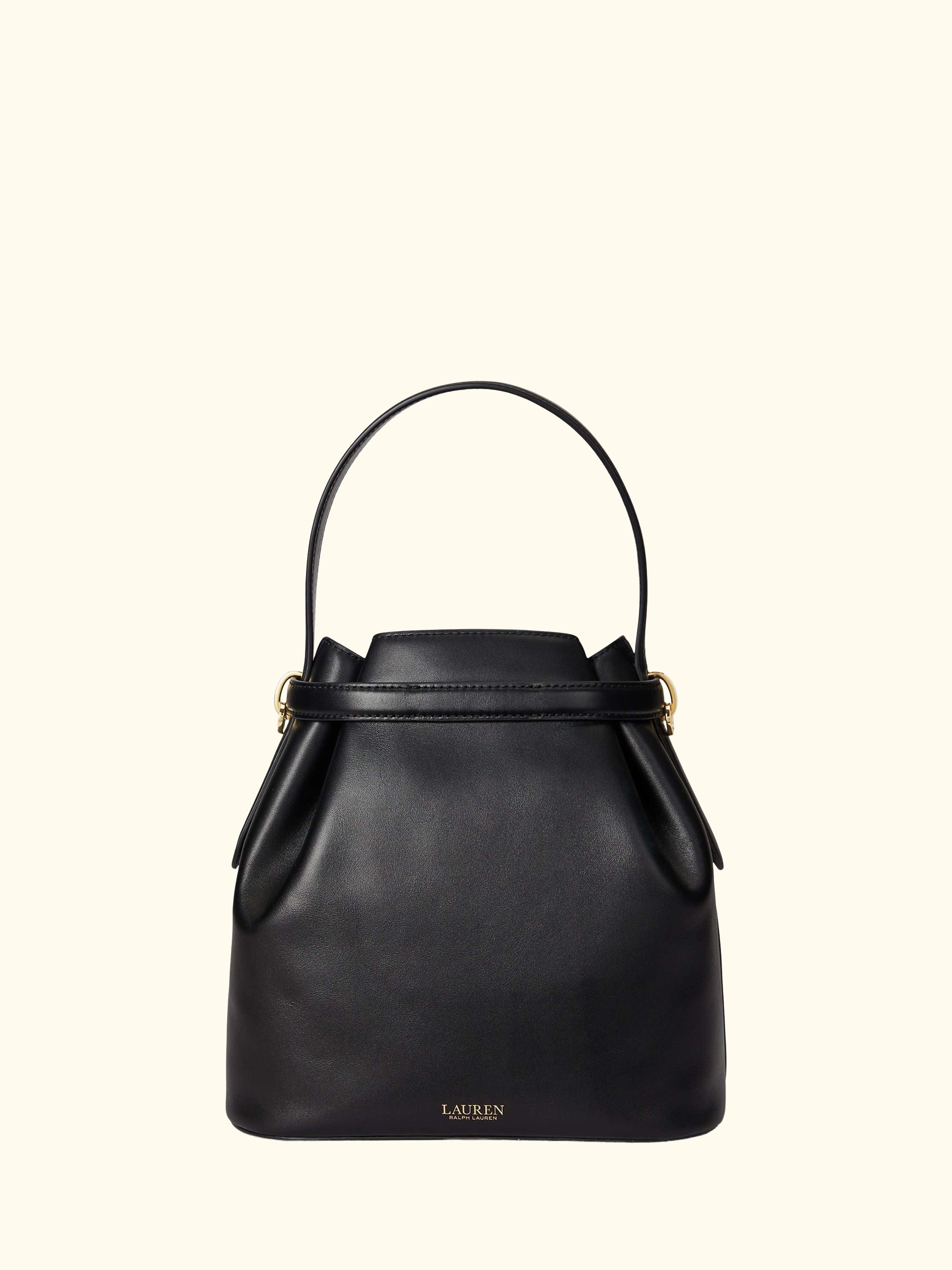 Lauren Ralph Lauren Blaike Medium Leather Bucket Bag