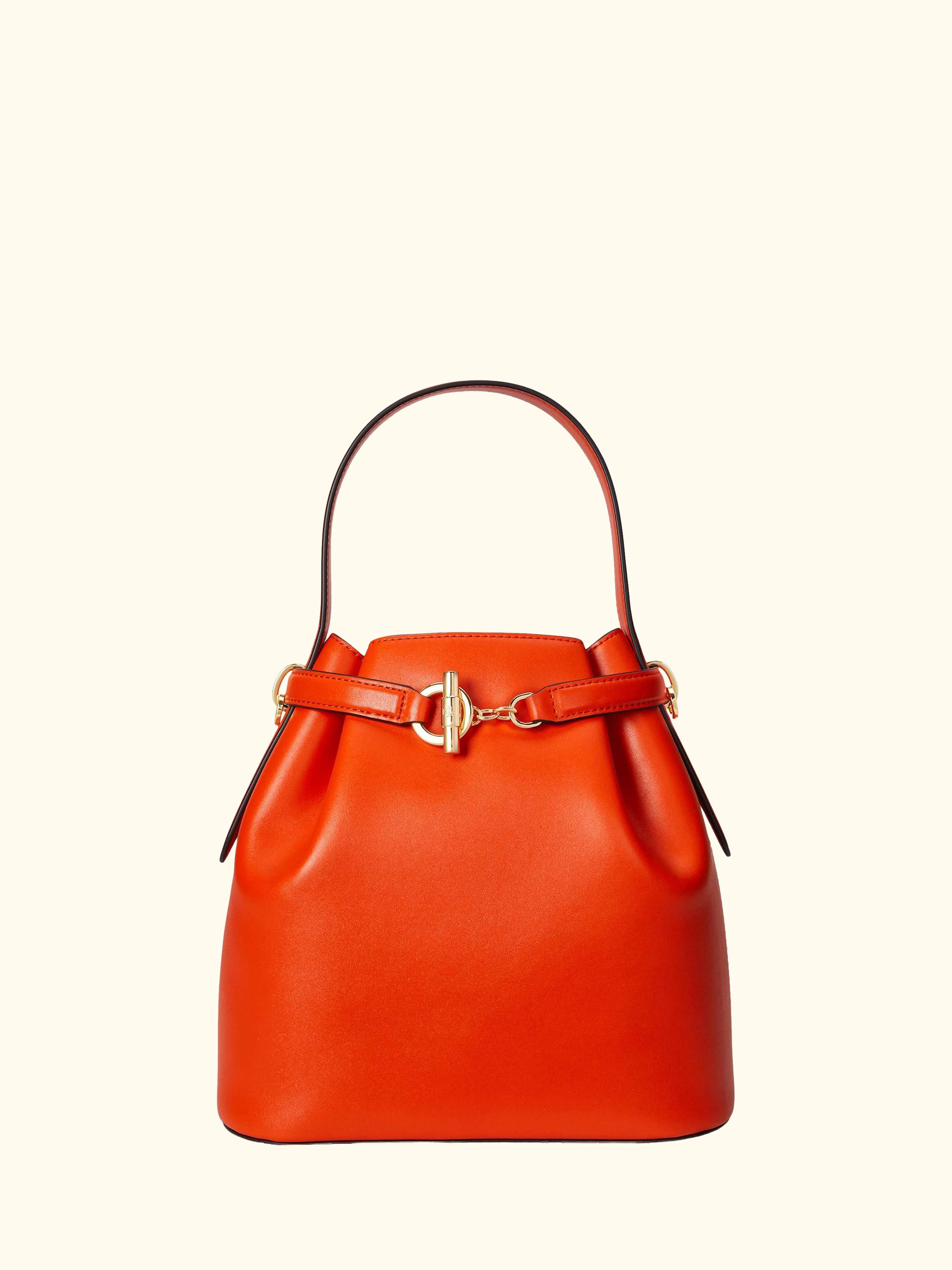 Lauren Ralph Lauren Blaike Medium Leather Bucket Bag