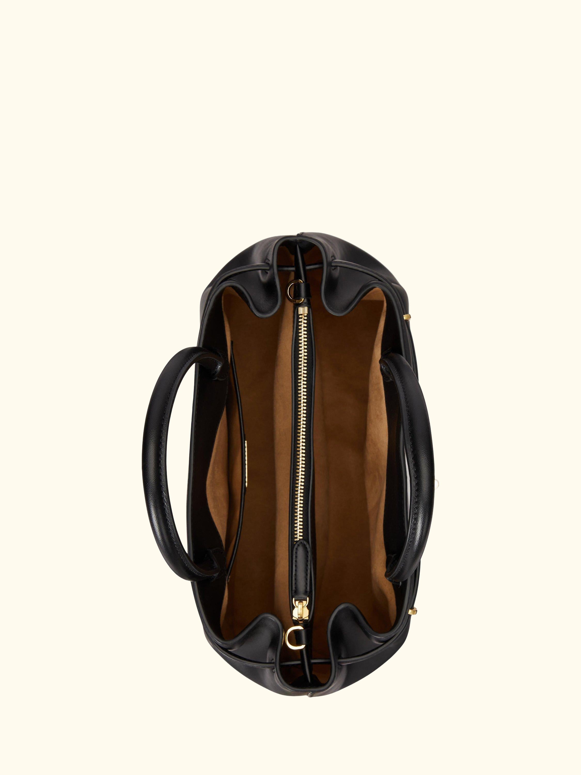 Lauren Ralph Lauren Blaike Large Leather Satchel Bag
