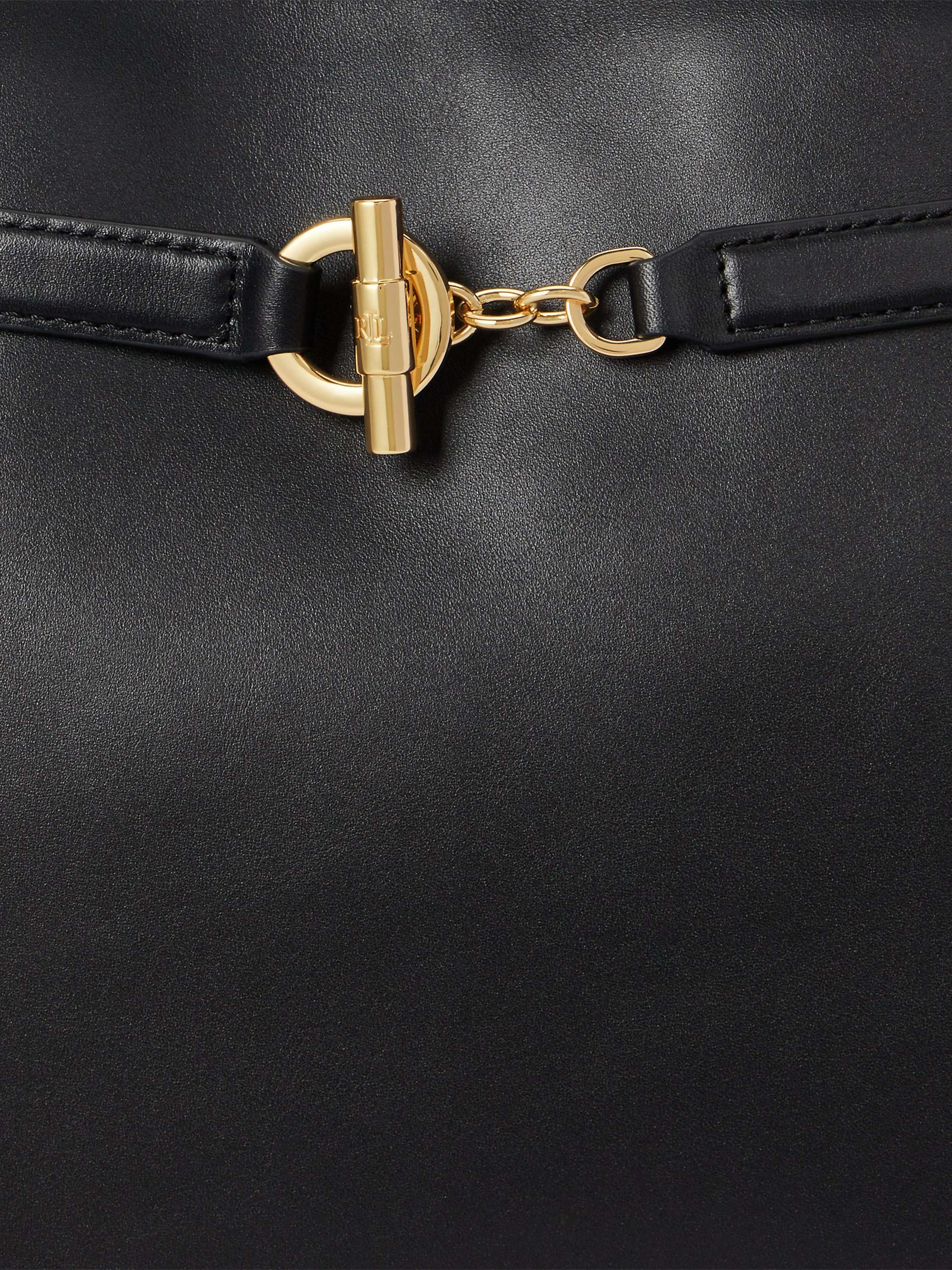 Lauren Ralph Lauren Blaike Large Leather Satchel Bag