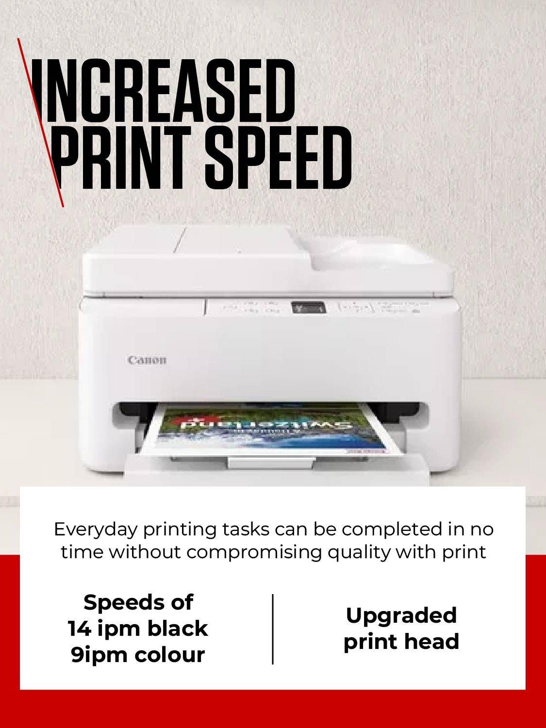 PIXMA TS7550i Wireless Wi-Fi Colour 3-in-1 Inkjet Photo Printer, White
