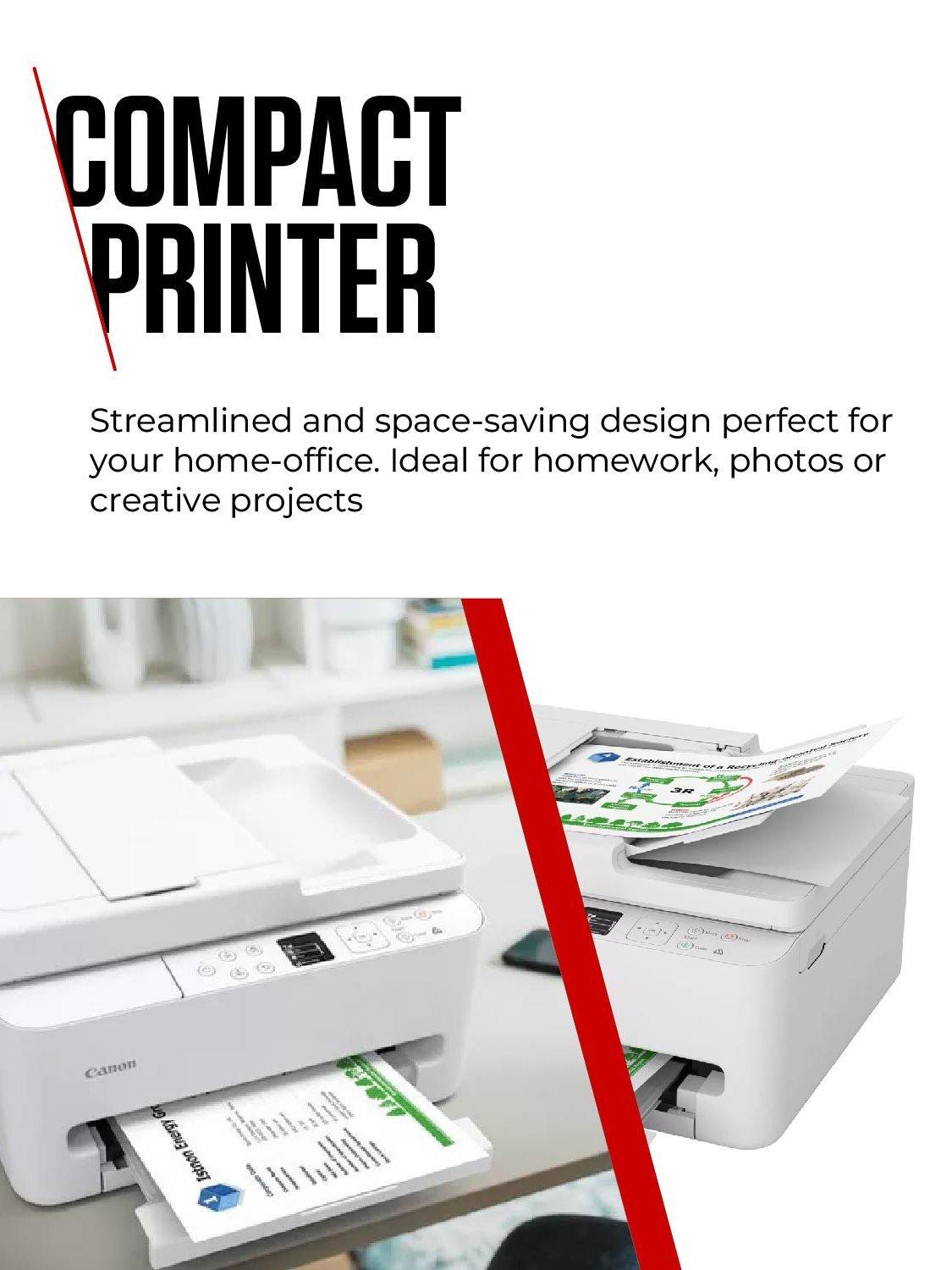 PIXMA TS7550i Wireless Wi-Fi Colour 3-in-1 Inkjet Photo Printer, White