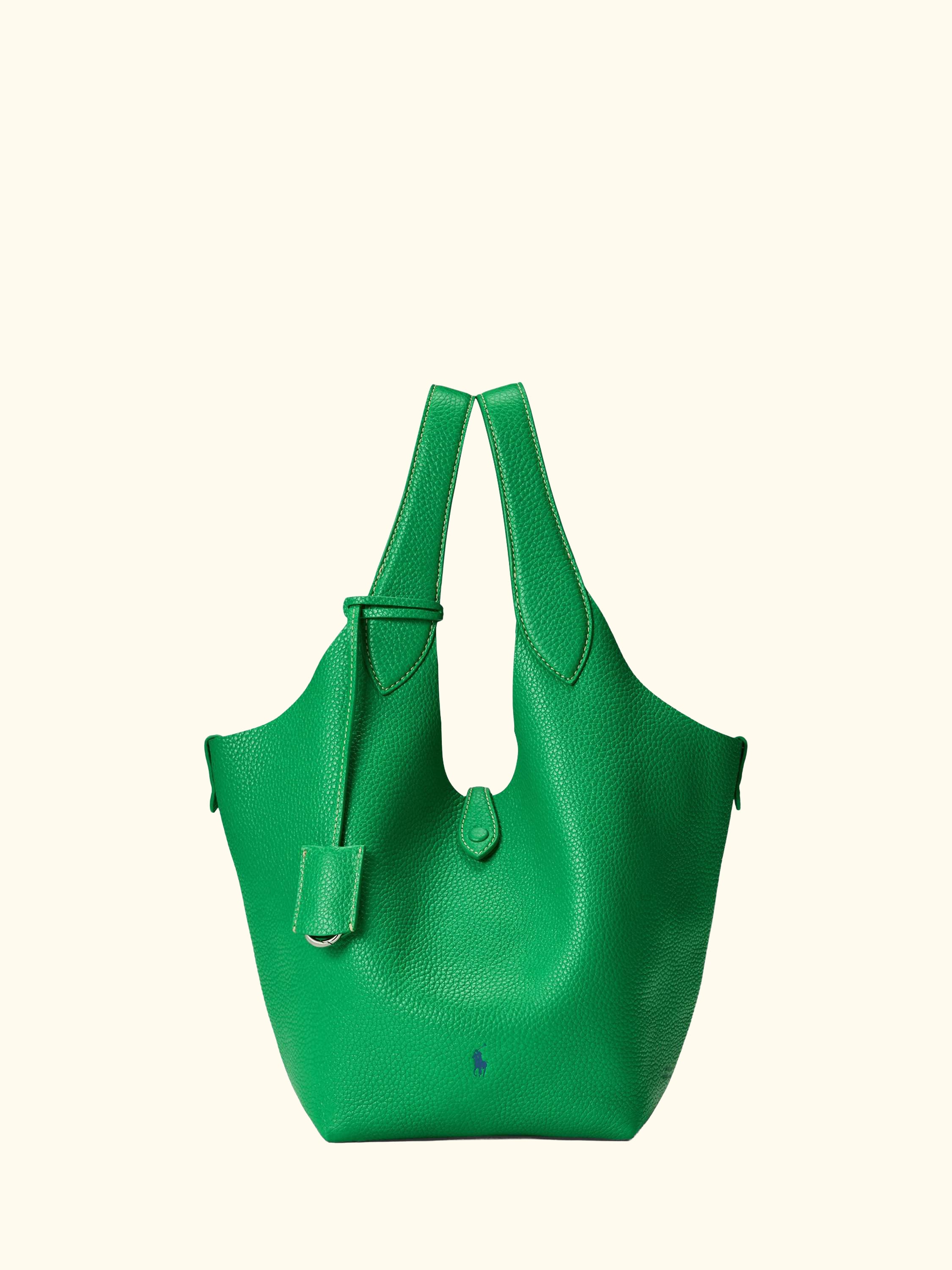 Polo Ralph Lauren Polo Play Medium Leather Tote Bag
