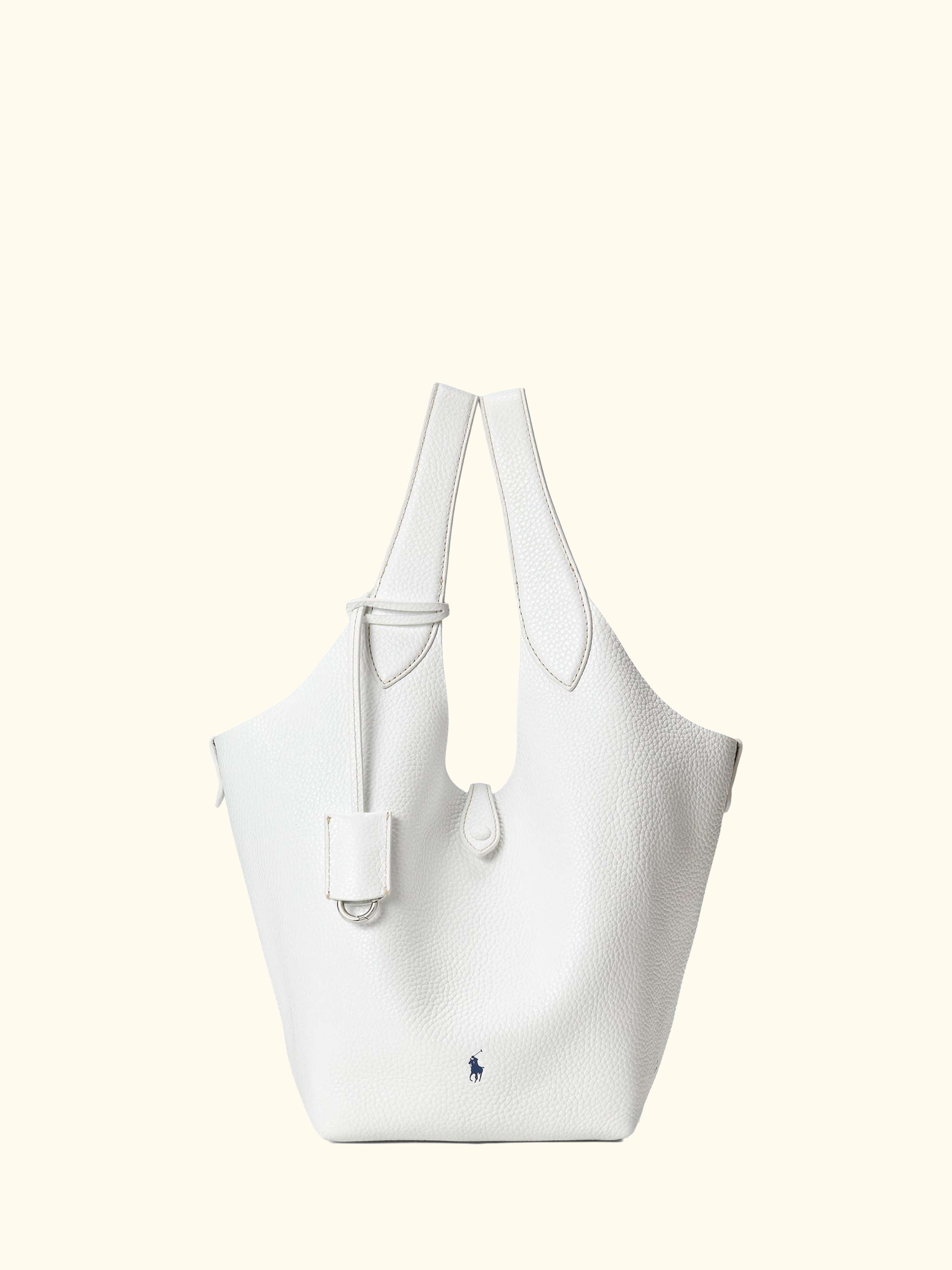 Polo Ralph Lauren Polo Play Medium Leather Tote Bag