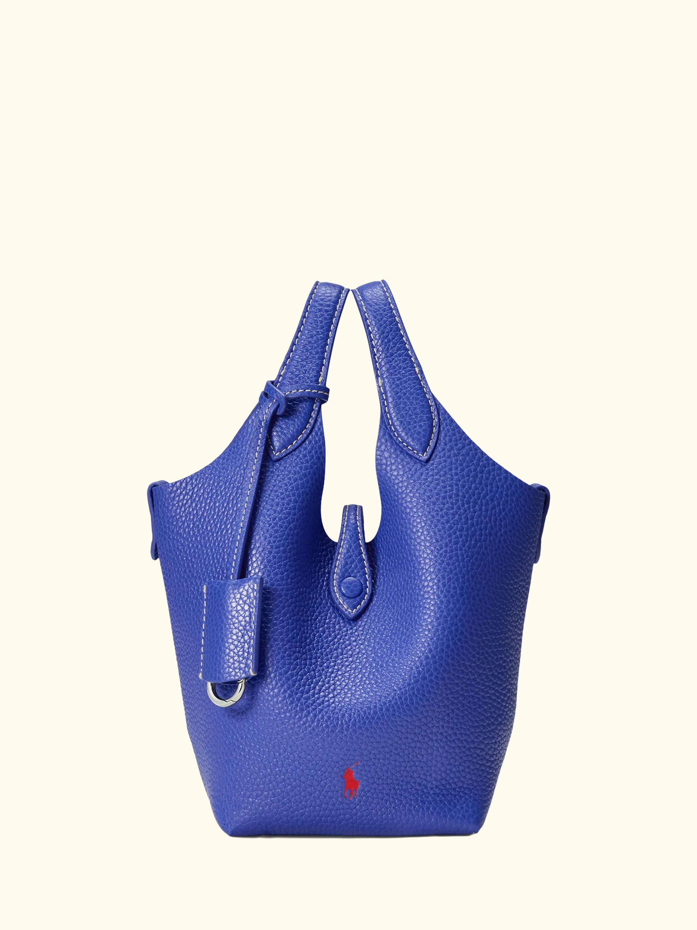 Polo Ralph Lauren Polo Play Small Leather Crossbody Tote Bag