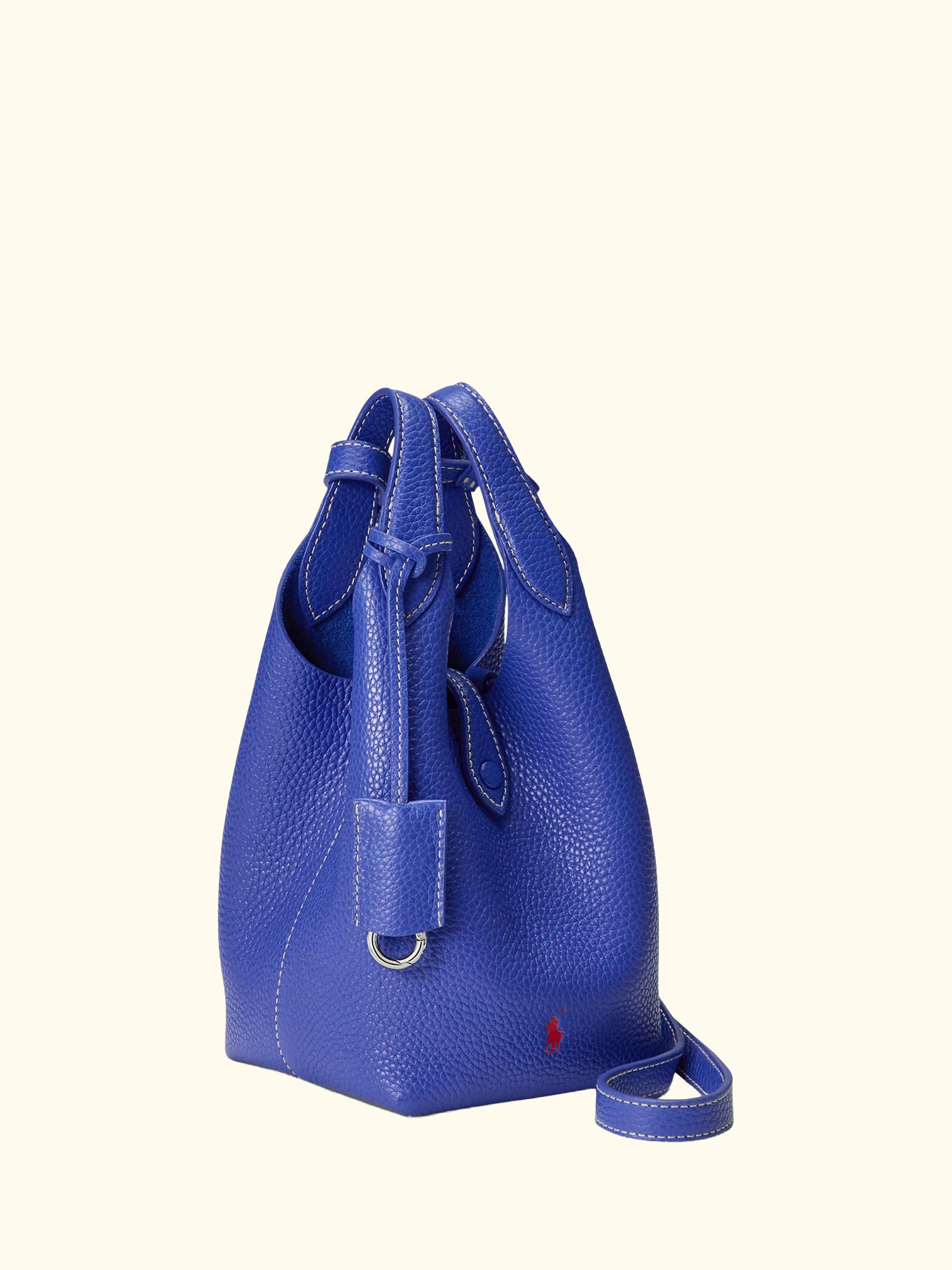 Polo Ralph Lauren Polo Play Small Leather Crossbody Tote Bag