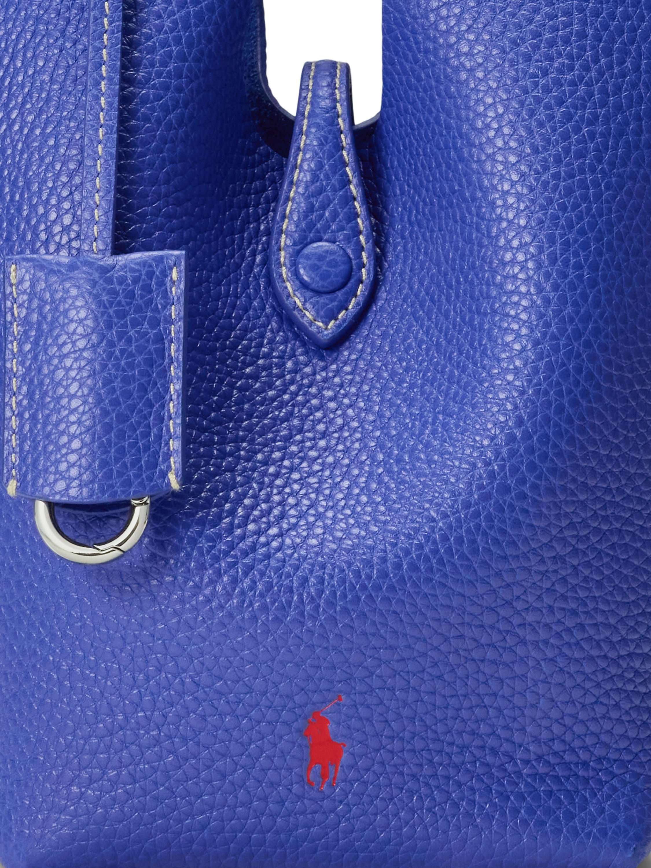 Polo Ralph Lauren Polo Play Small Leather Crossbody Tote Bag