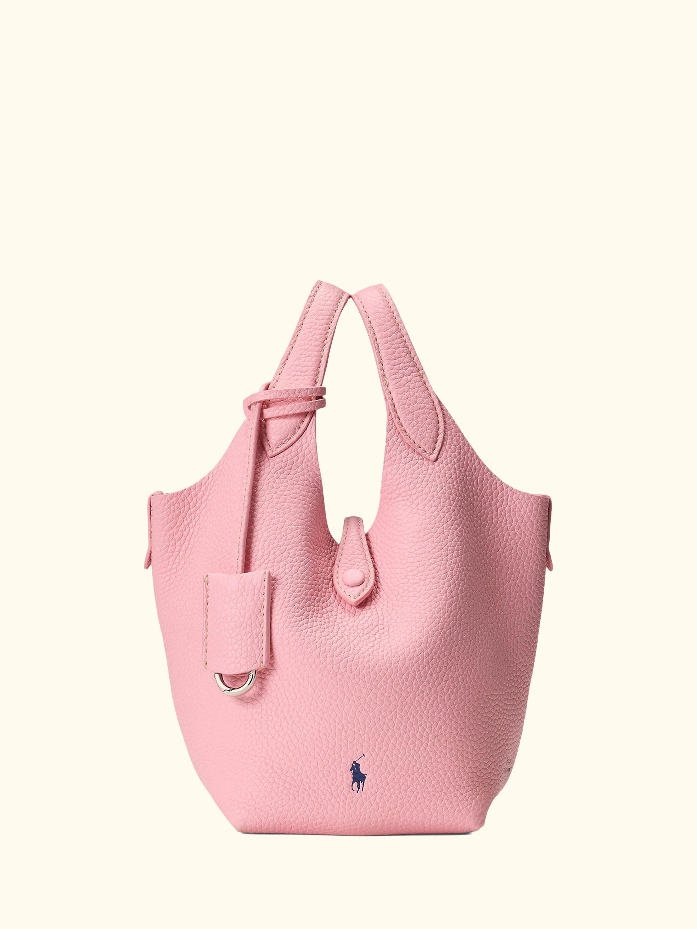 Polo Ralph Lauren Polo Play Small Leather Crossbody Tote Bag