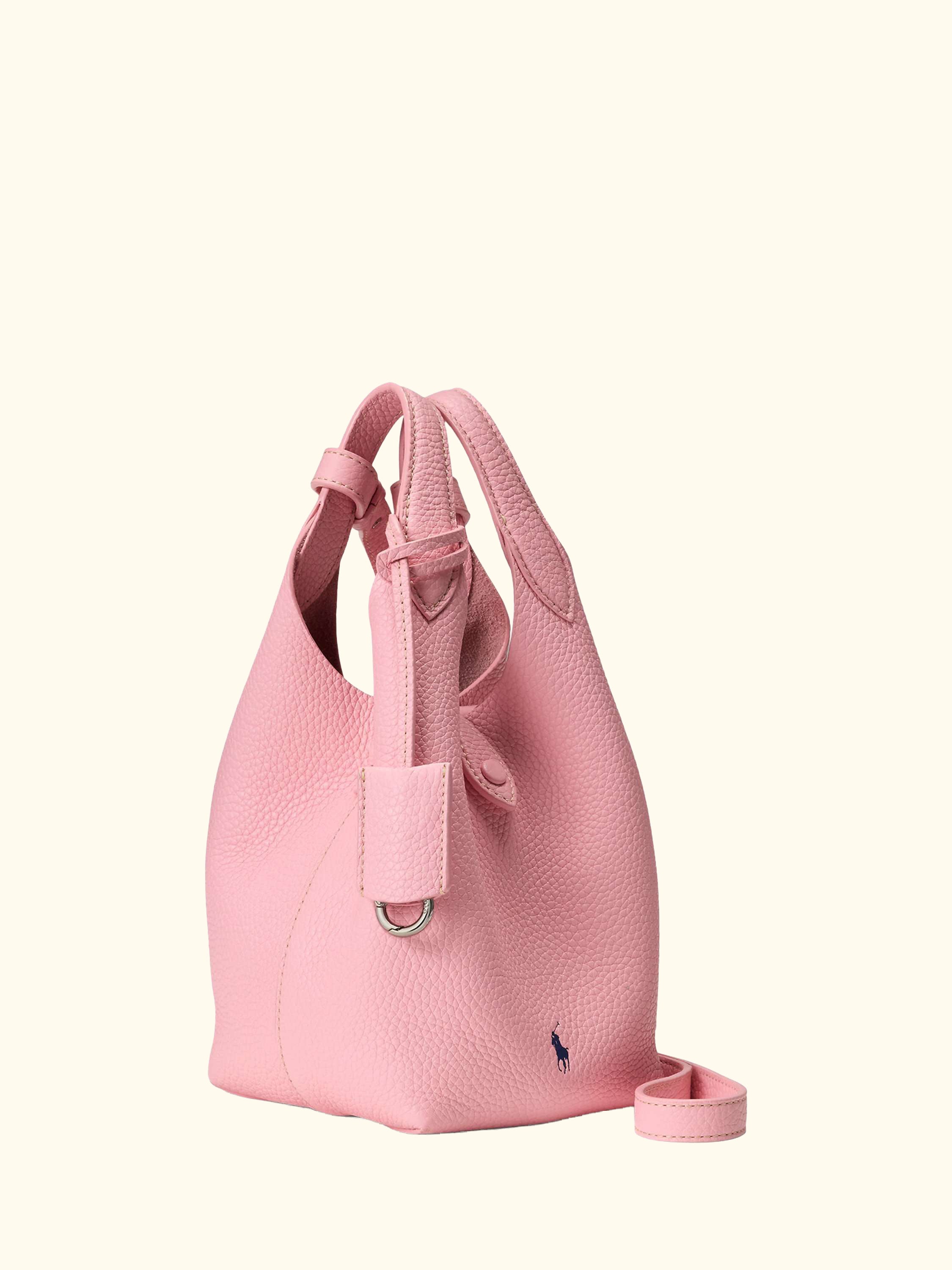 Polo Ralph Lauren Polo Play Small Leather Crossbody Tote Bag