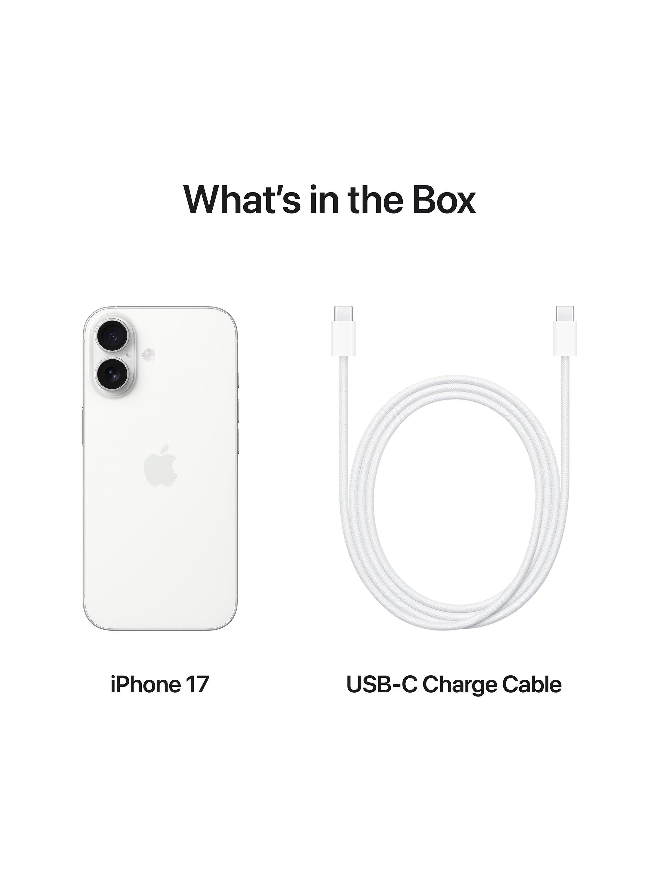 iPhone 17, iOS, 6.3", 5G, SIM Free, 256GB