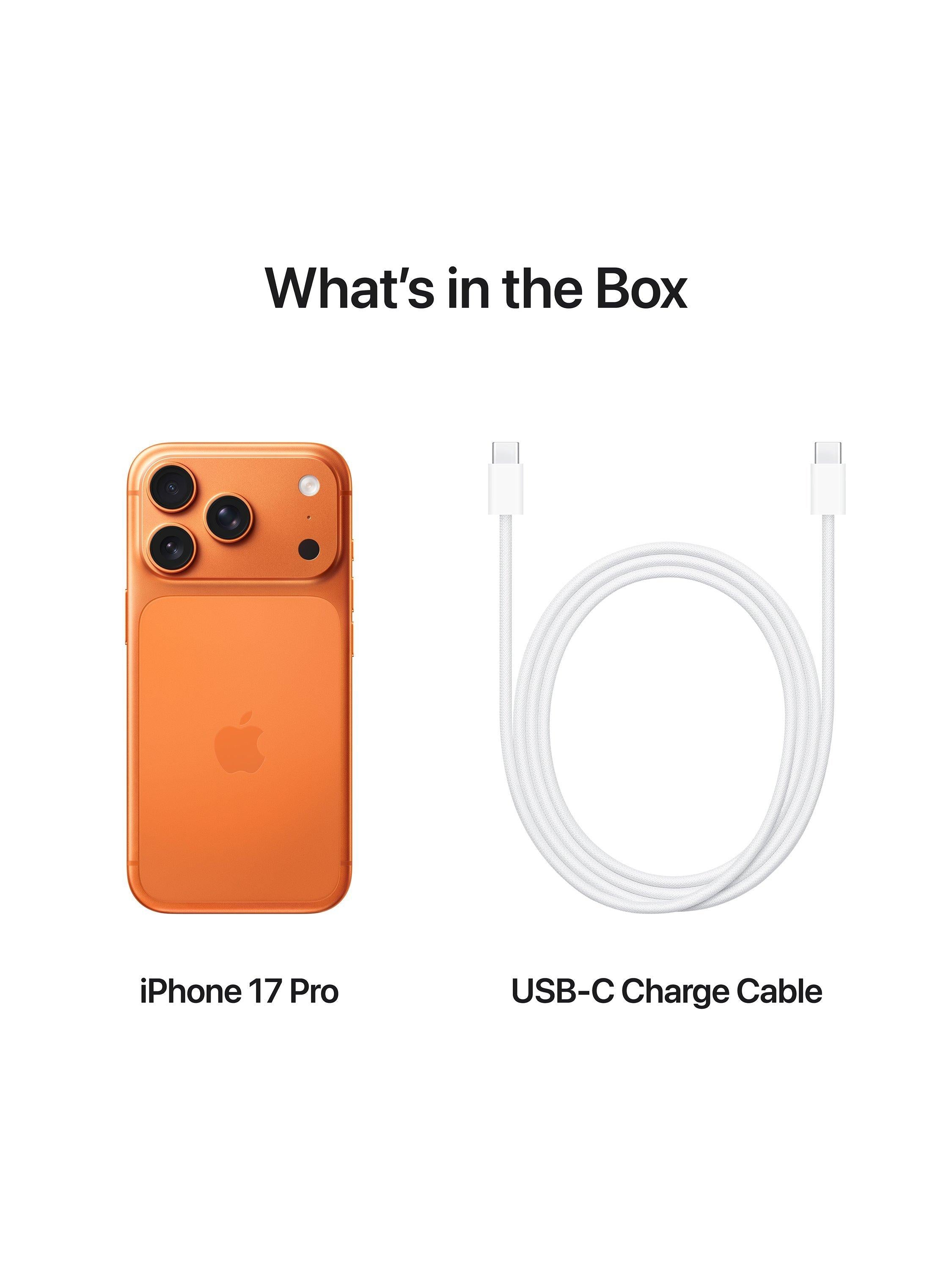 iPhone 17 Pro, iOS, 6.3", 5G, SIM Free, 256GB