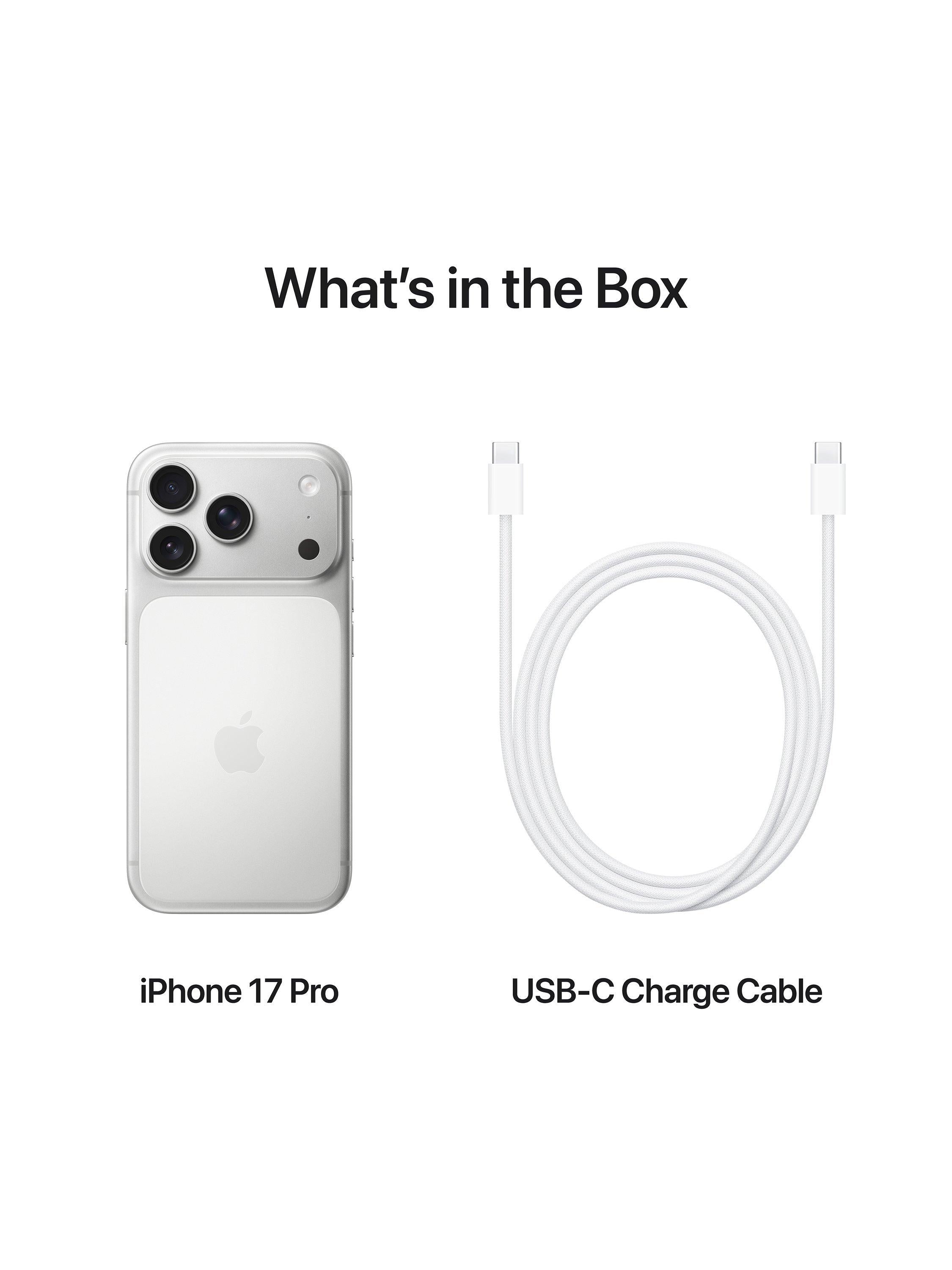 iPhone 17 Pro, iOS, 6.3", 5G, SIM Free, 512GB