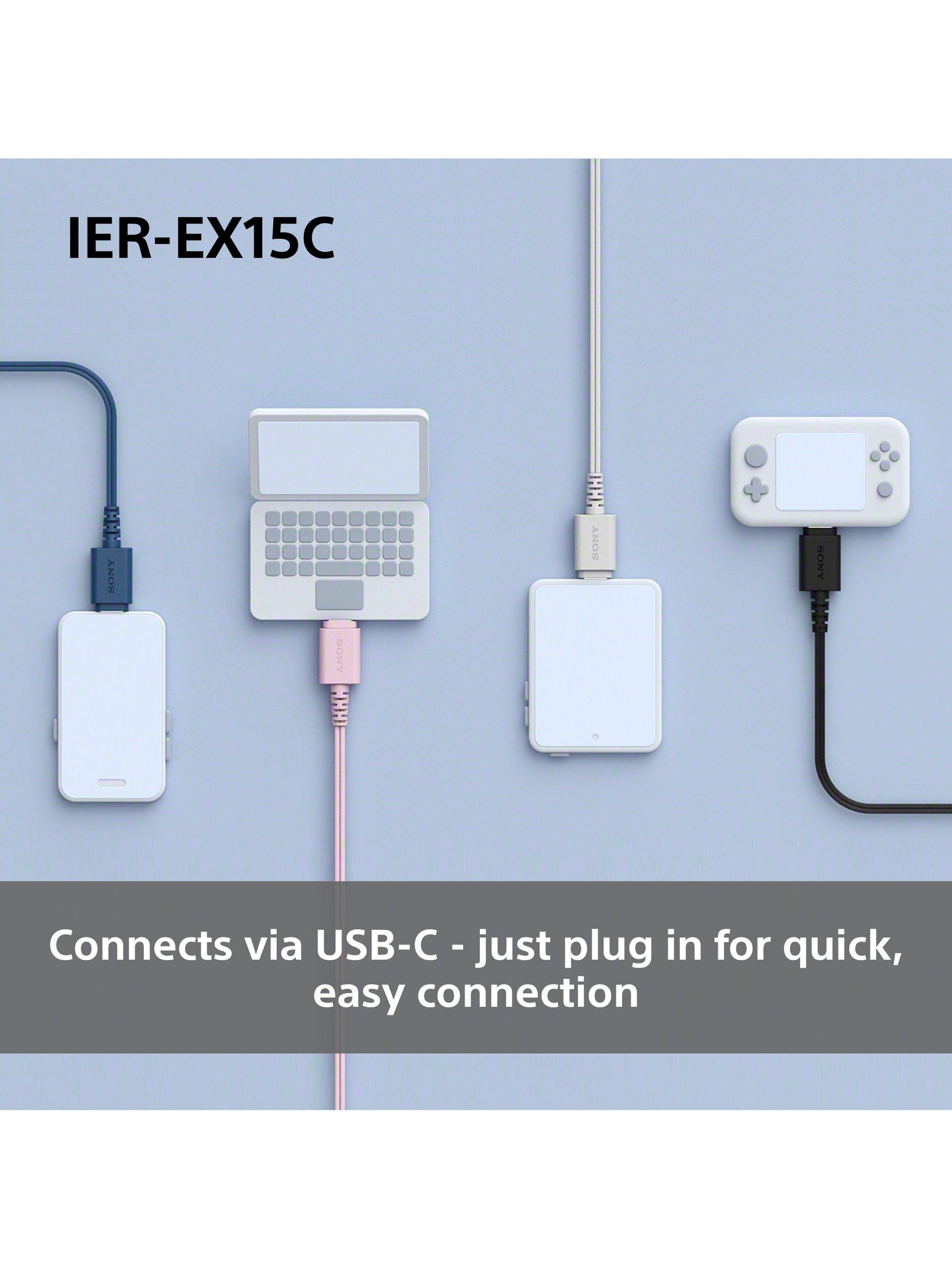 IER-EX15C In-Ear USB-C Headphones with Mic/Remote, Black