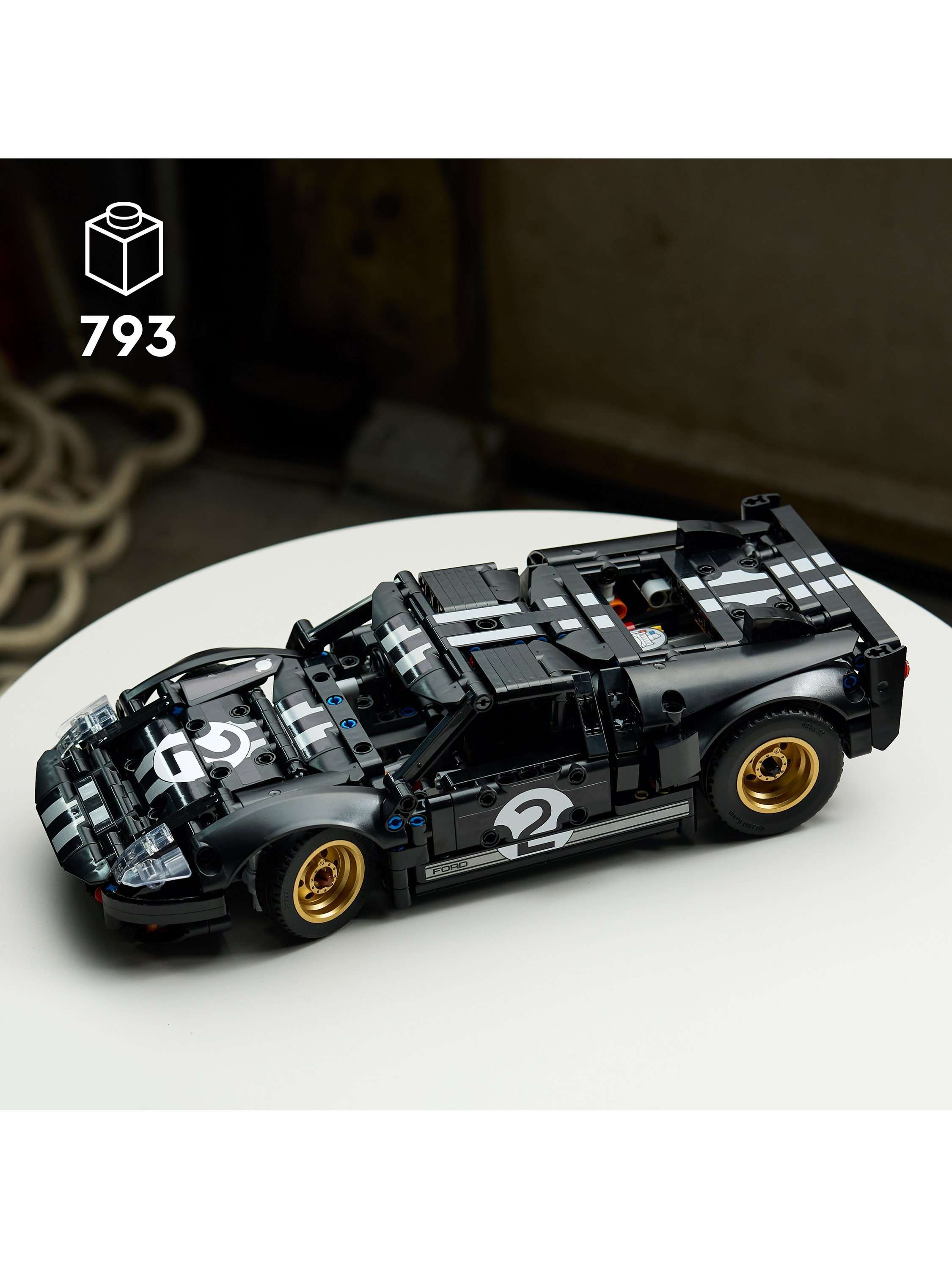 Technic 42223 1966 Ford GT40 MKII Race Car Model Kit