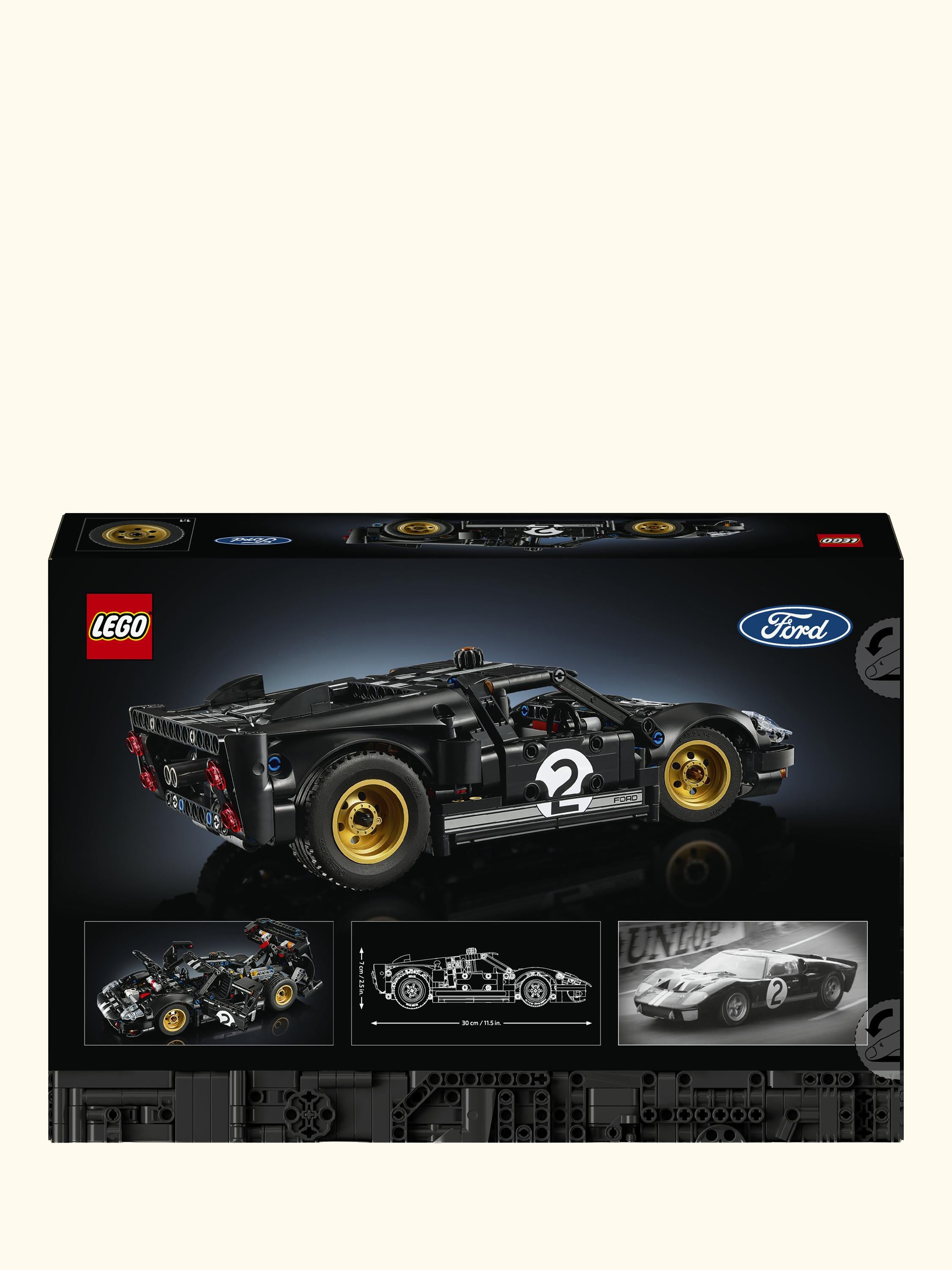 Technic 42223 1966 Ford GT40 MKII Race Car Model Kit