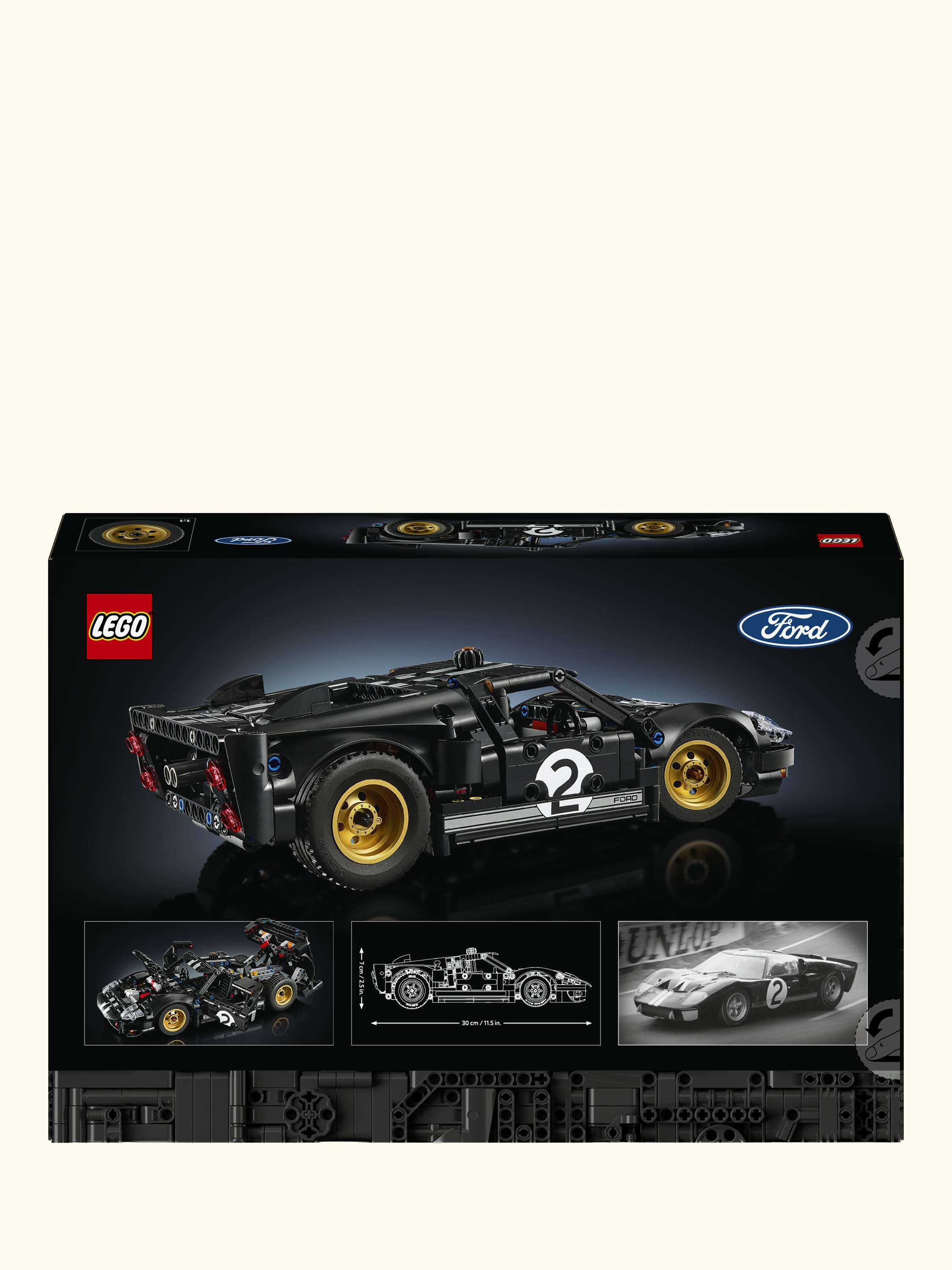 Technic 42223 1966 Ford GT40 MKII Race Car Model Kit