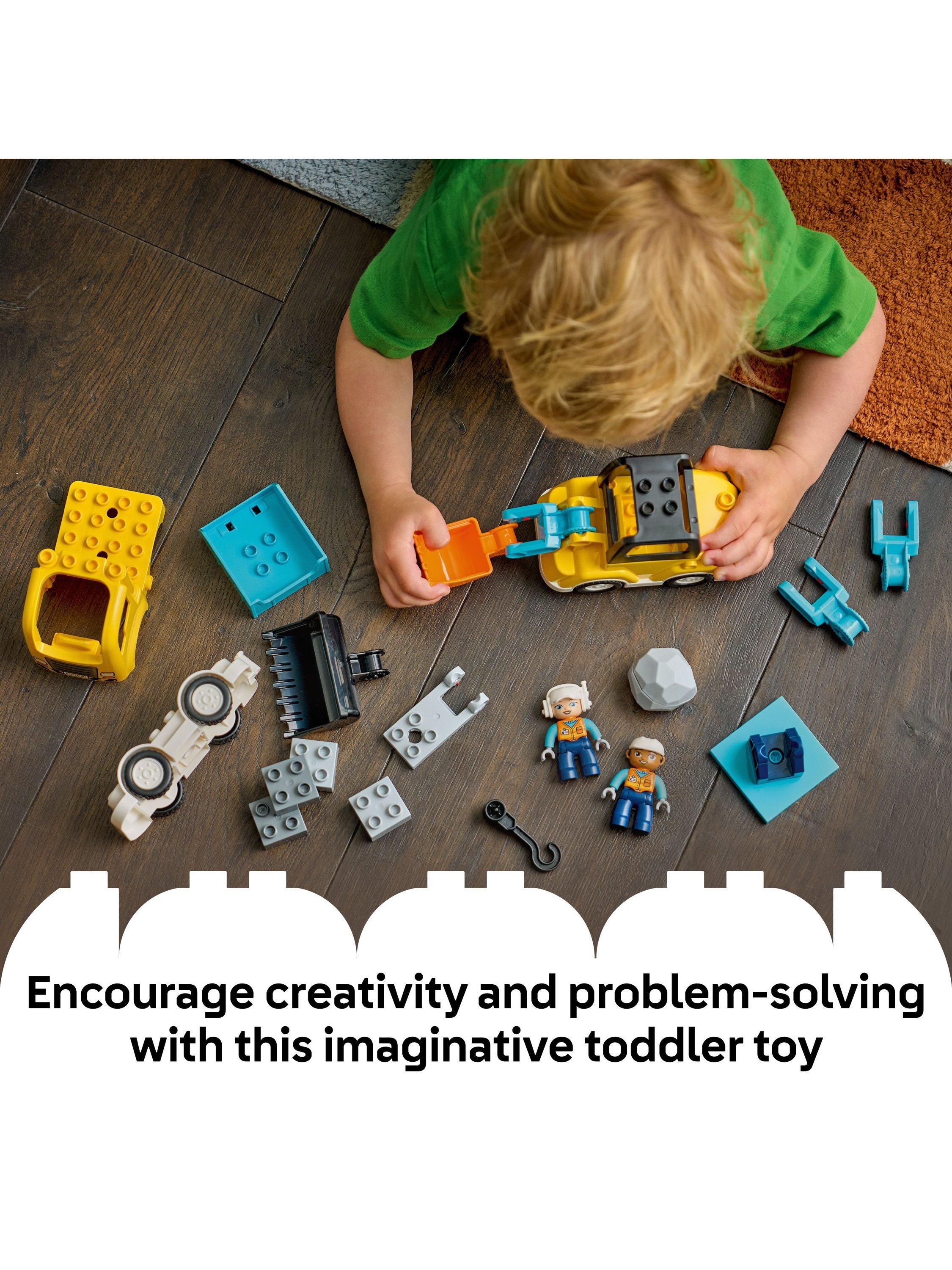 DUPLO Town 10475 Construction Vehicles 3-in-1 Learning Toy