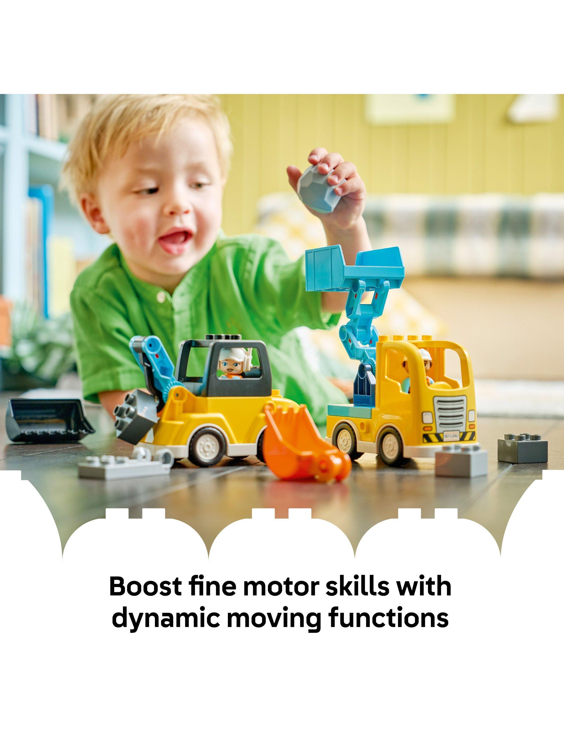 DUPLO Town 10475 Construction Vehicles 3-in-1 Learning Toy