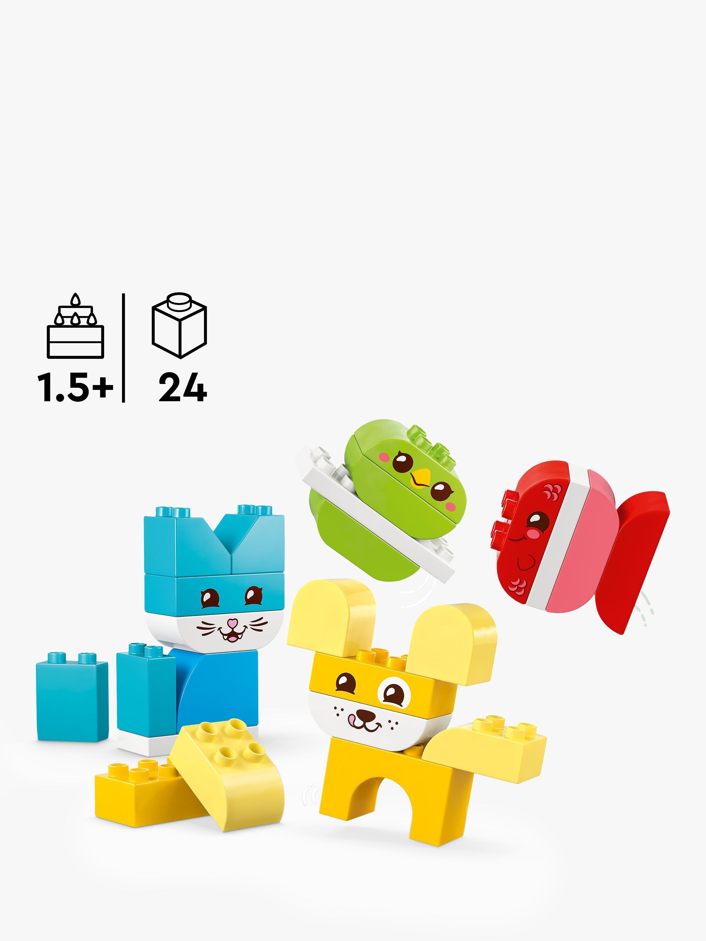 DUPLO 10477 My First Creative Cute Pets 3-in-1 Animal Toy
