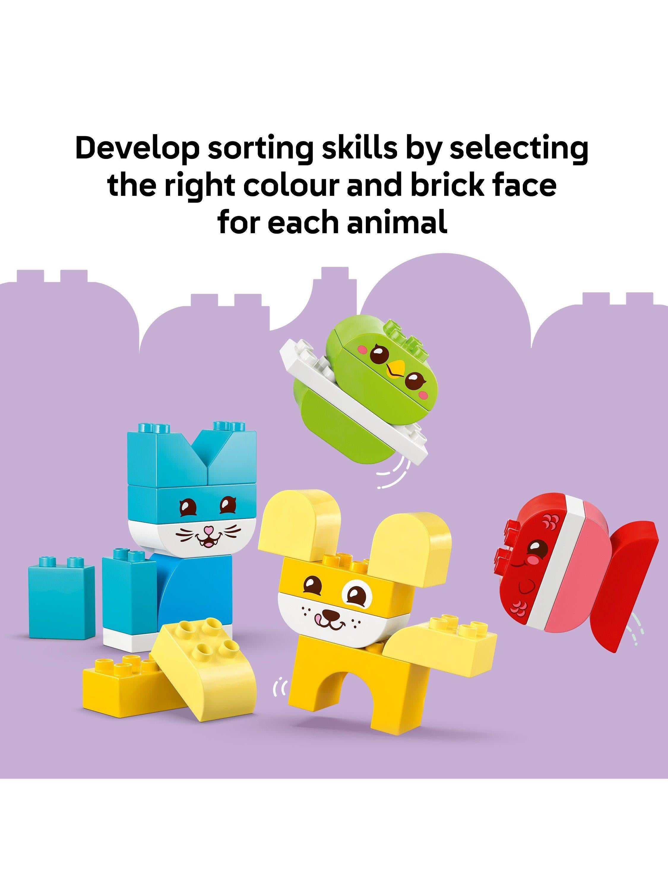 DUPLO 10477 My First Creative Cute Pets 3-in-1 Animal Toy
