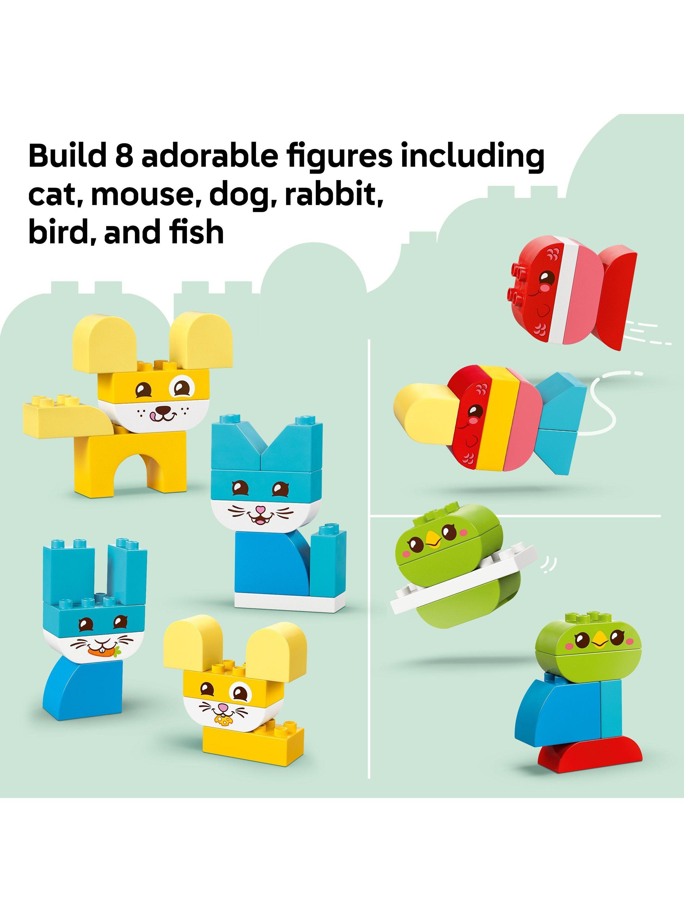 DUPLO 10477 My First Creative Cute Pets 3-in-1 Animal Toy