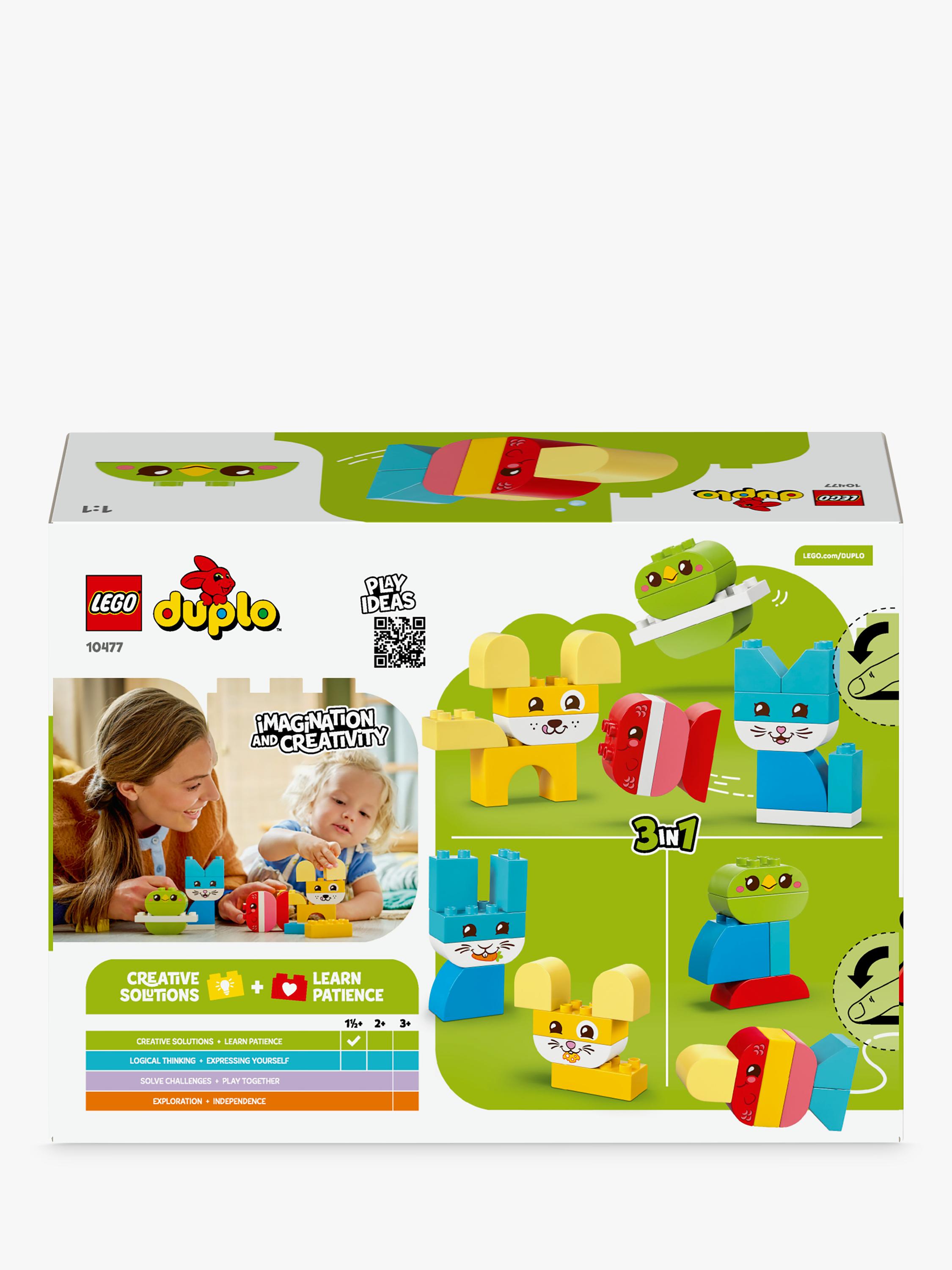 DUPLO 10477 My First Creative Cute Pets 3-in-1 Animal Toy