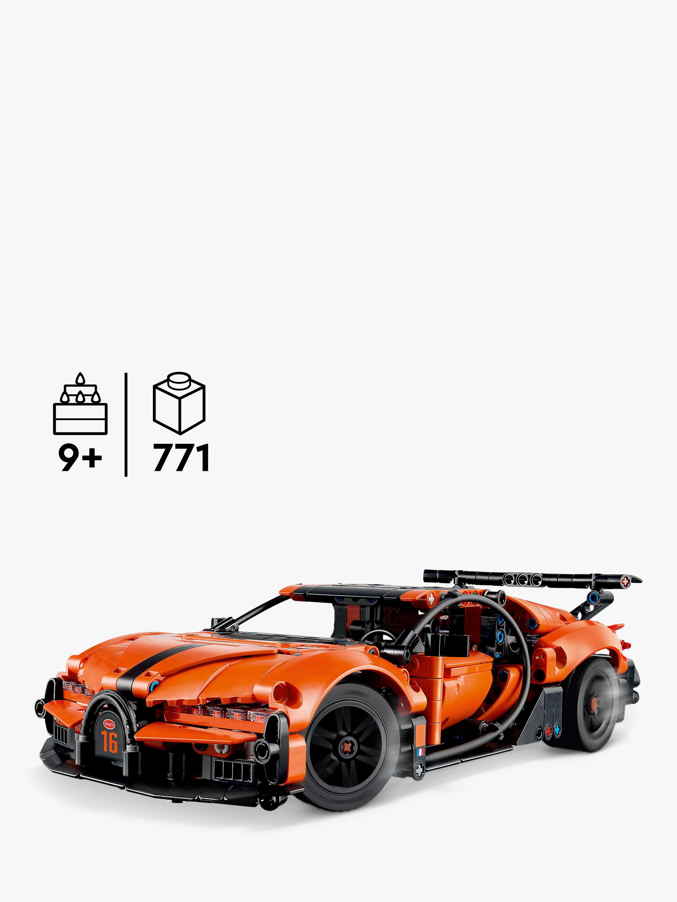Technic 42222 Bugatti Chiron Pur Sport Hypercar Toy