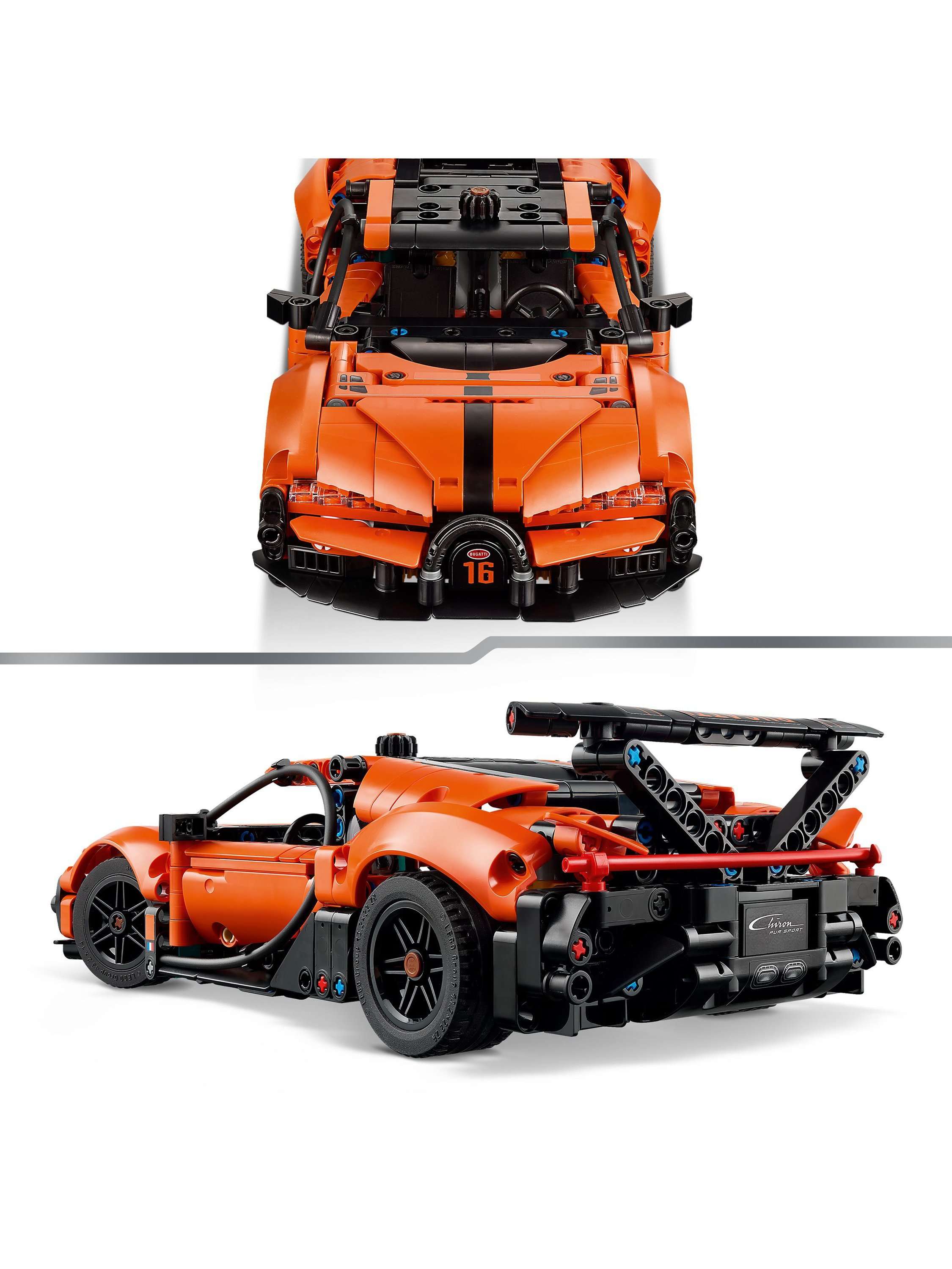 Technic 42222 Bugatti Chiron Pur Sport Hypercar Toy