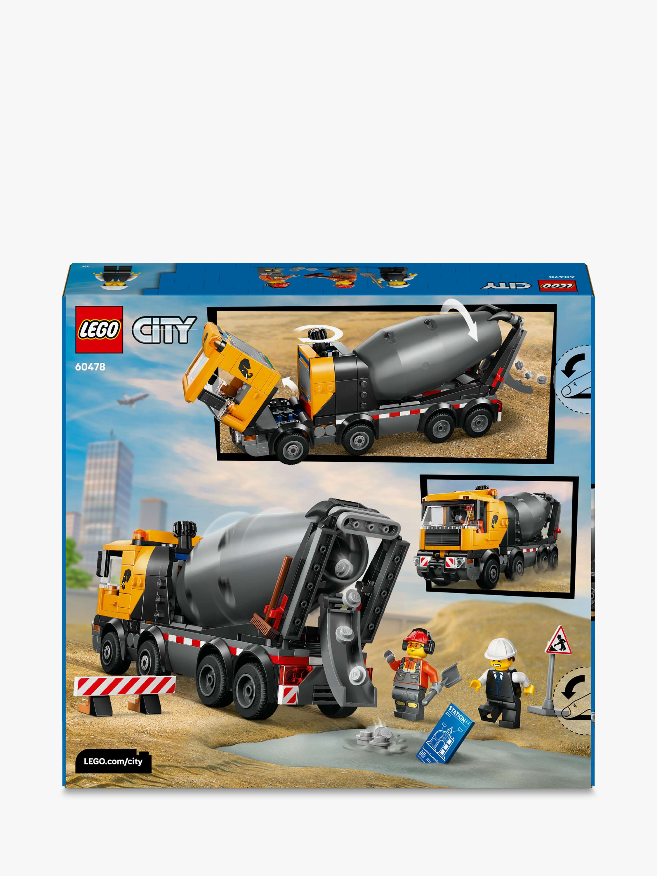 City 60478 Cement Mixer Model Building Kit