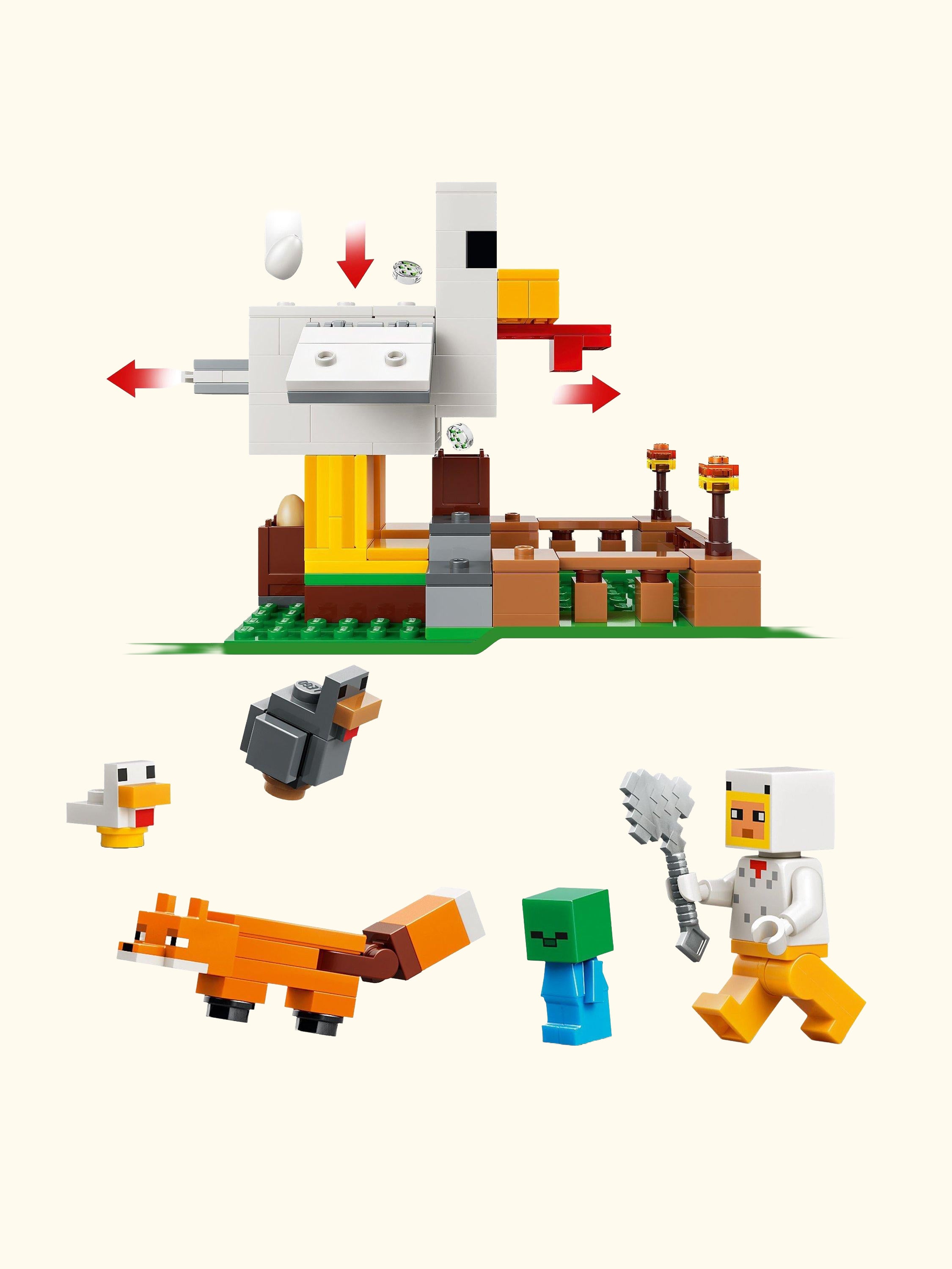 Minecraft 21585 Chicken Farm Building Toy