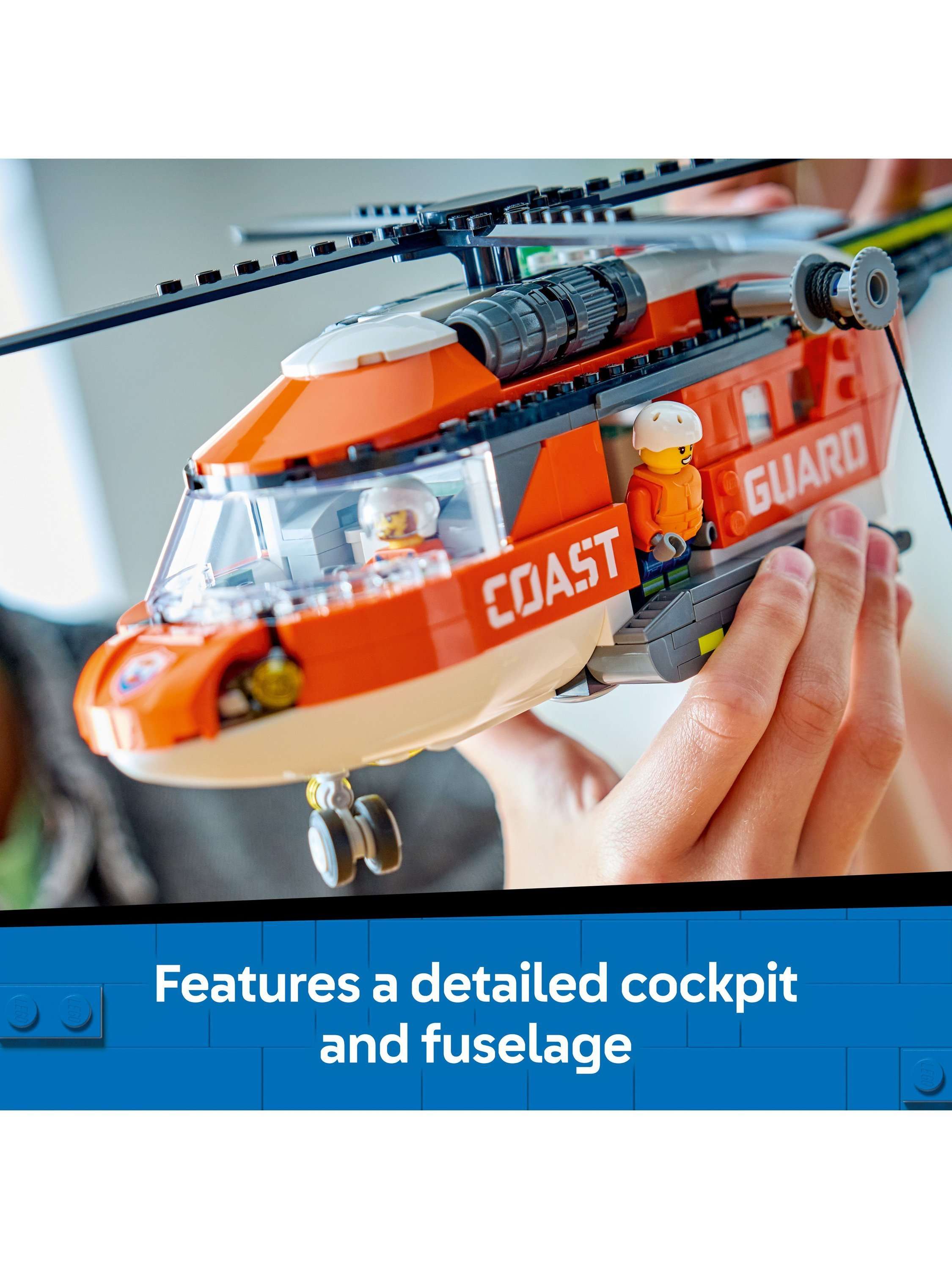 City 60503 Coast Guard Helicopter Toy Building Set