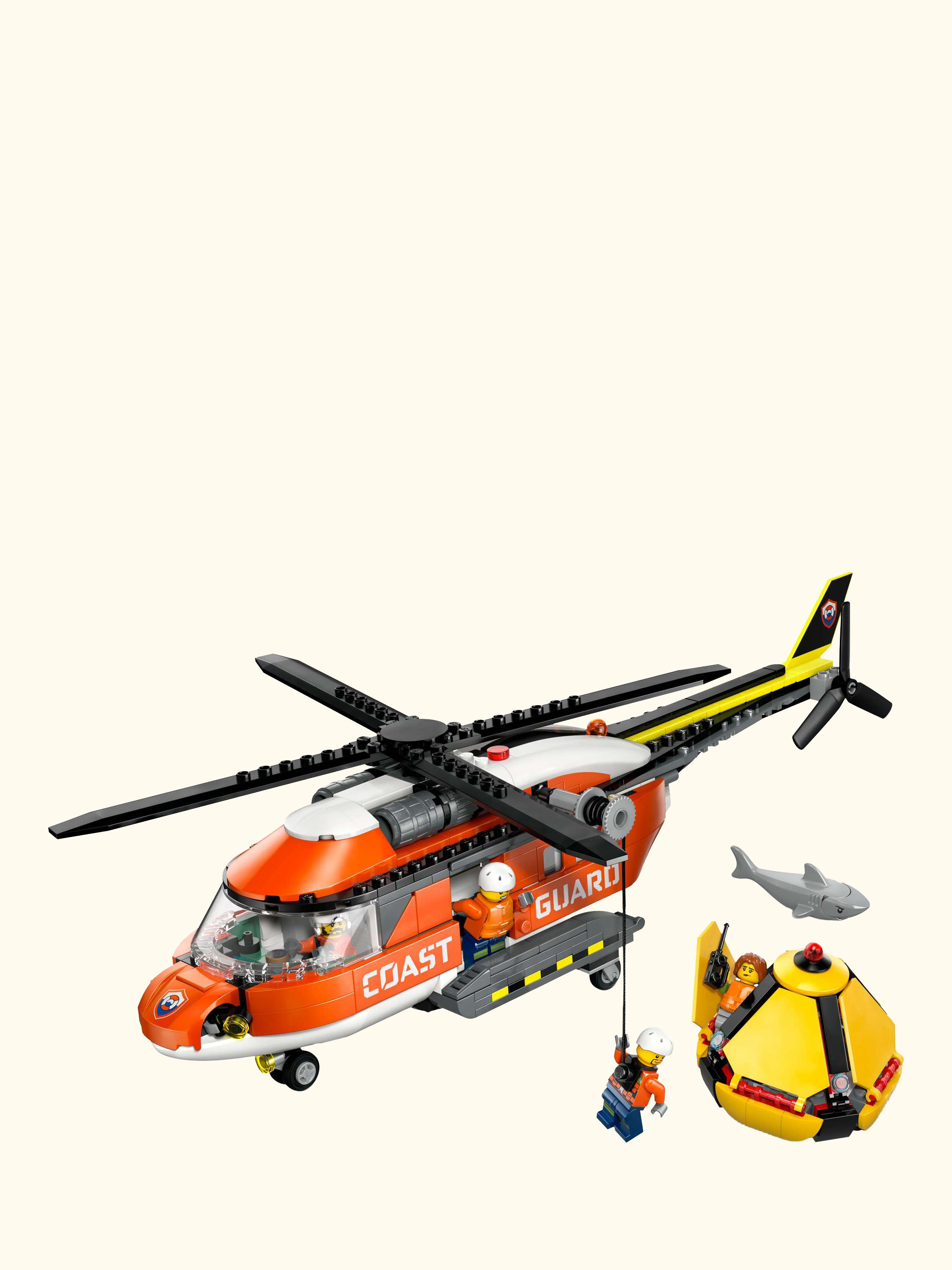 City 60503 Coast Guard Helicopter Toy Building Set