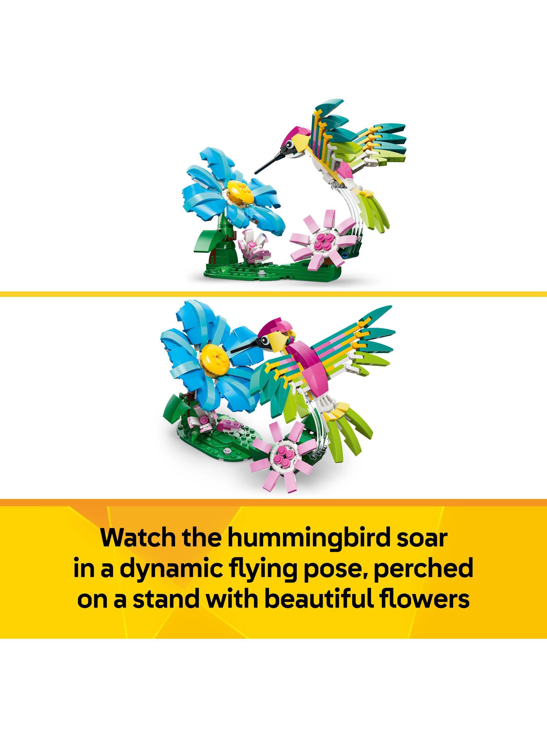 Creator 31384 Wild Animals: Colourful Hummingbird 3-in-1 Building Toy