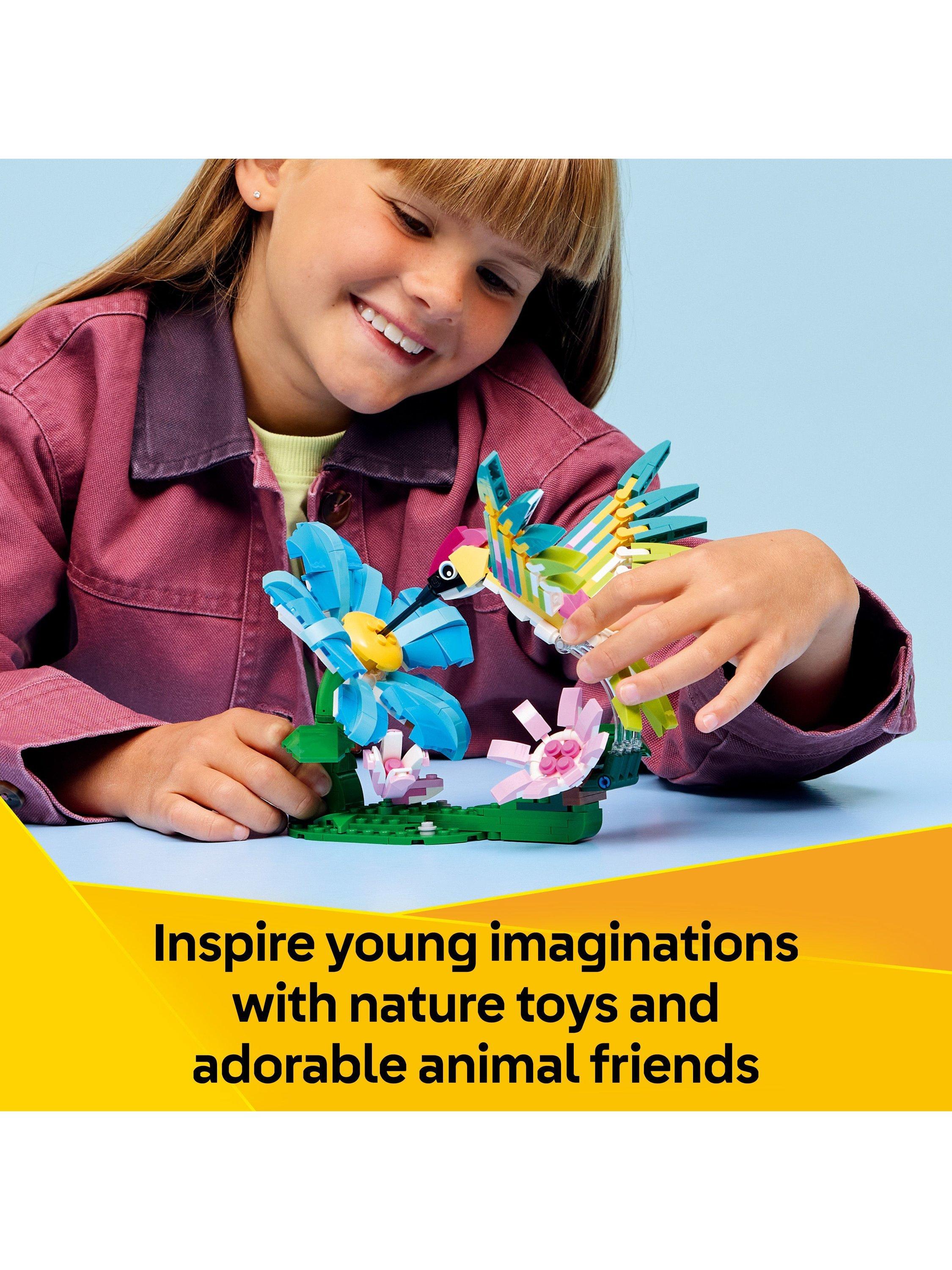 Creator 31384 Wild Animals: Colourful Hummingbird 3-in-1 Building Toy