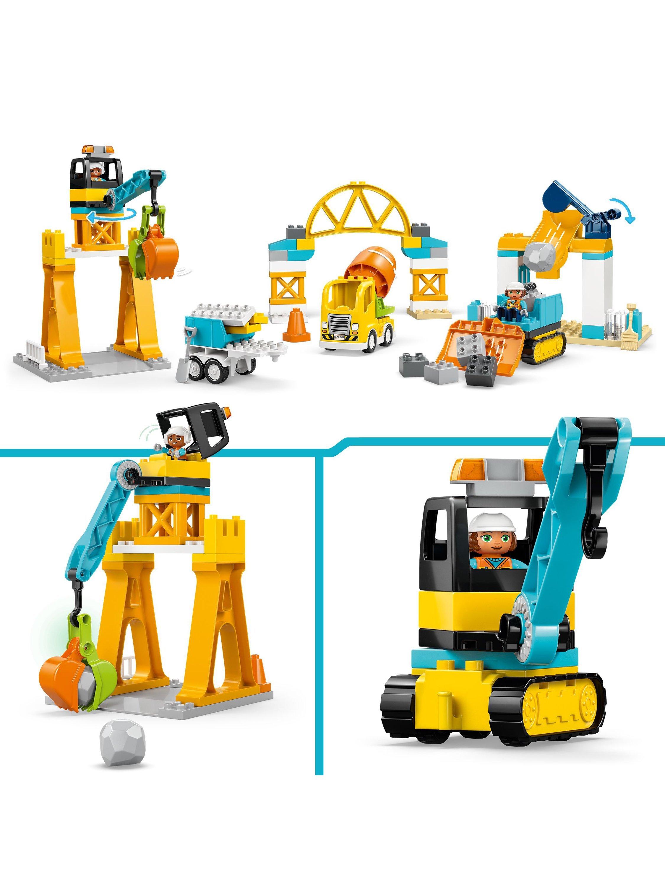 DUPLO 10476 Construction Site & Vehicles 3-in-1 Toy