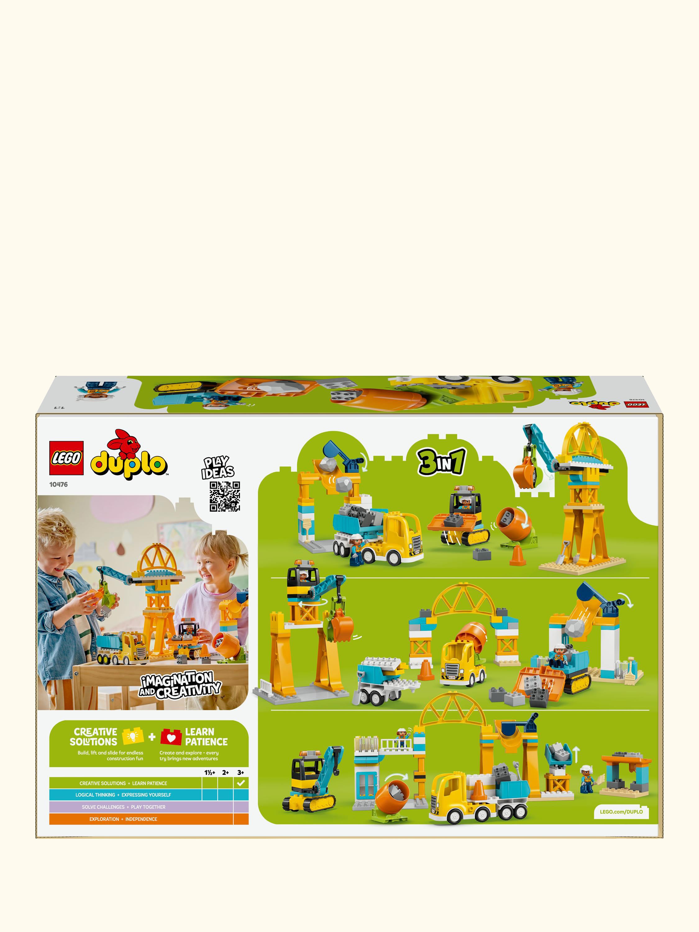 DUPLO 10476 Construction Site & Vehicles 3-in-1 Toy