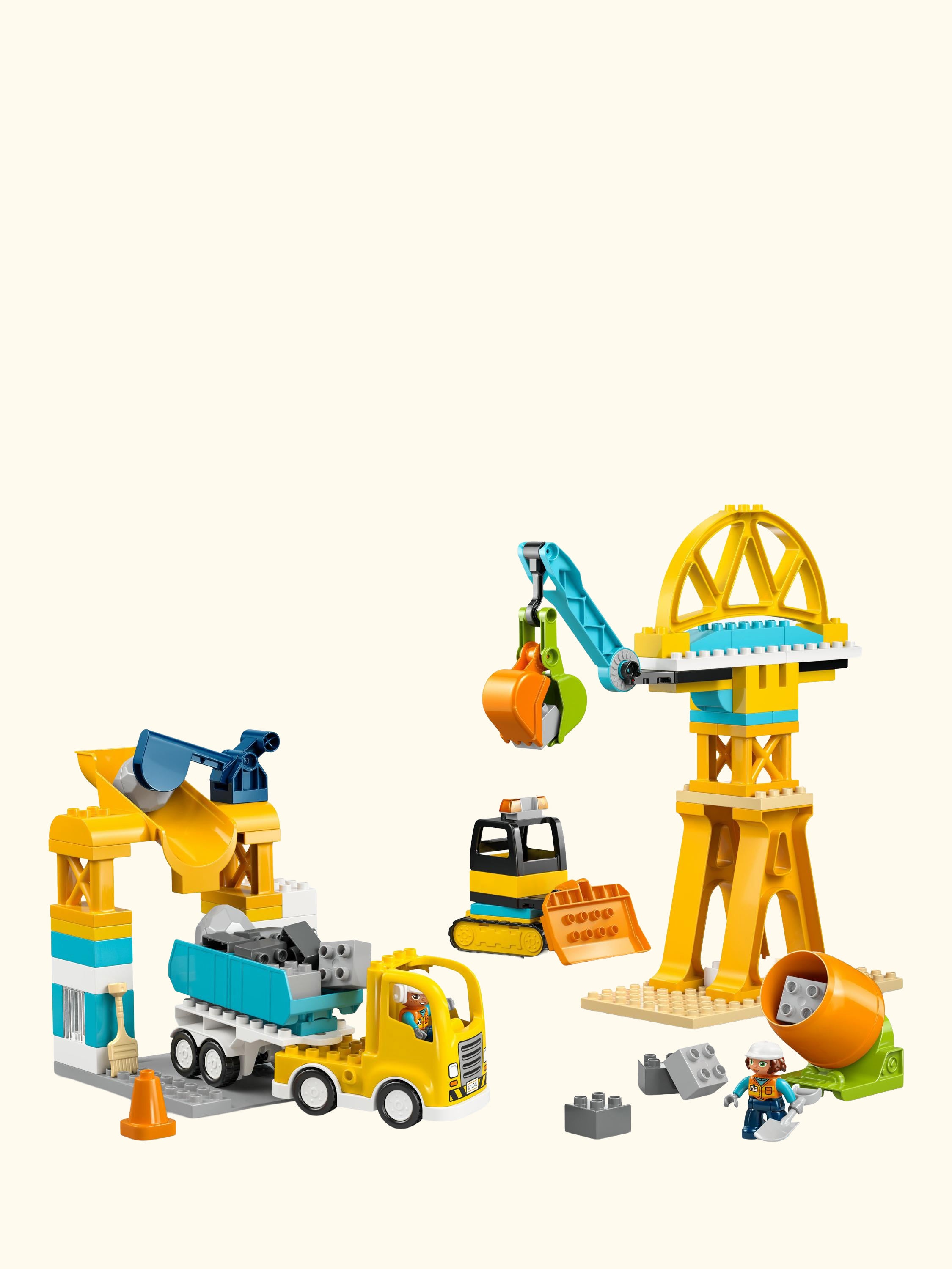 DUPLO 10476 Construction Site & Vehicles 3-in-1 Toy