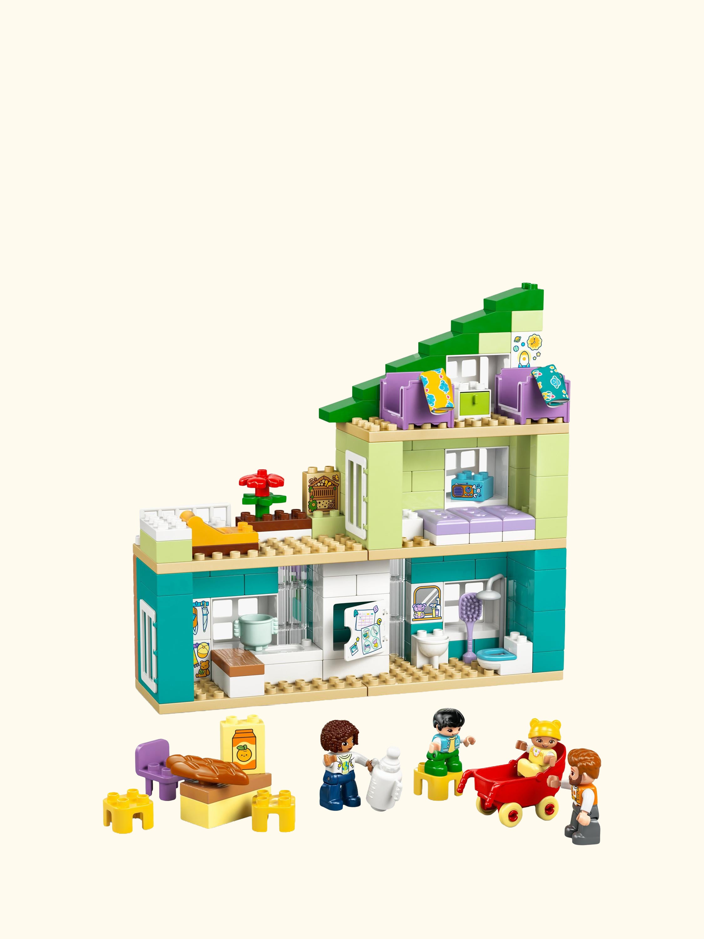 DUPLO 10470 Modern Family House with Figures 3-in-1 Educational Toy