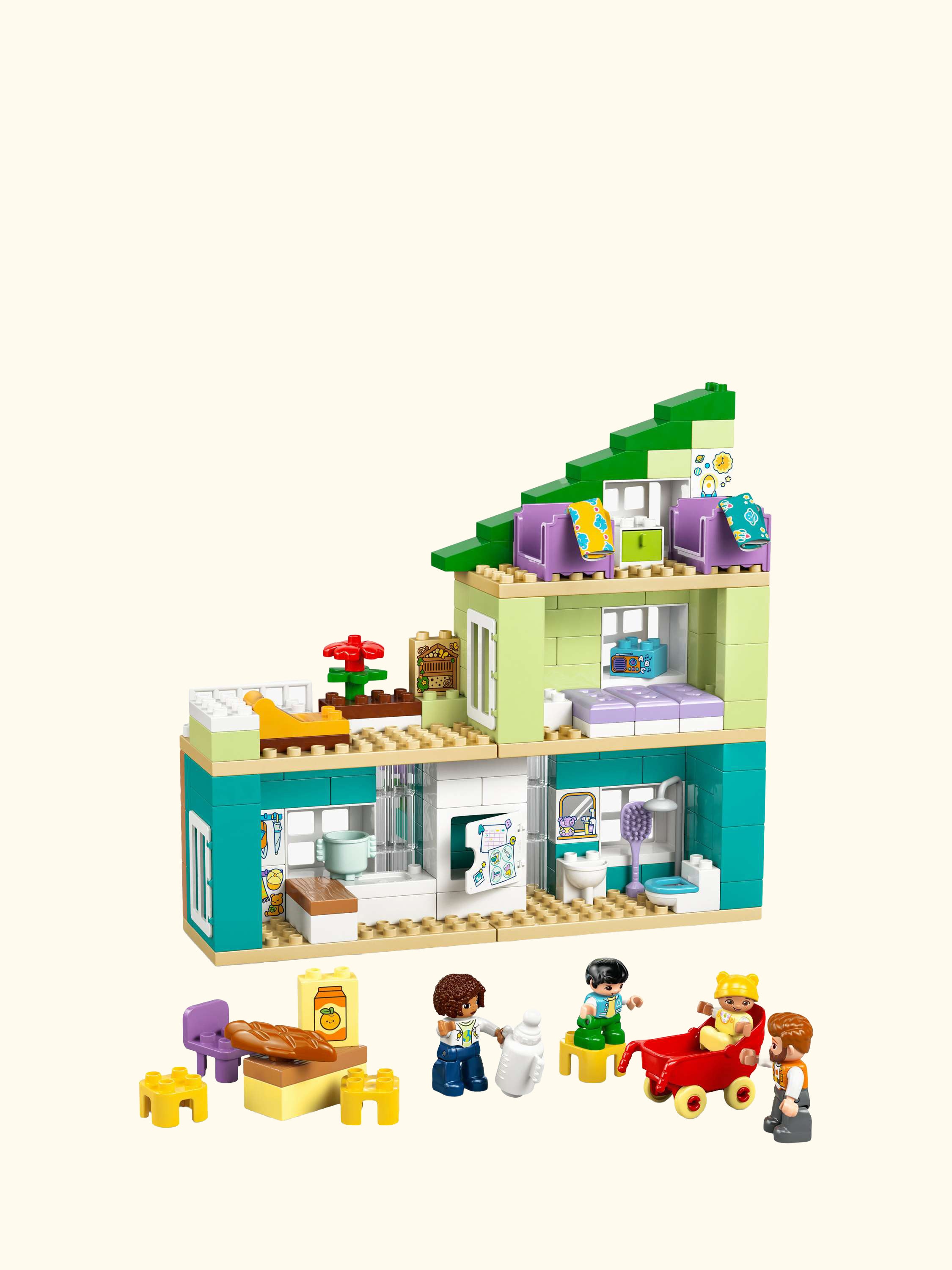 DUPLO 10470 Modern Family House with Figures 3-in-1 Educational Toy
