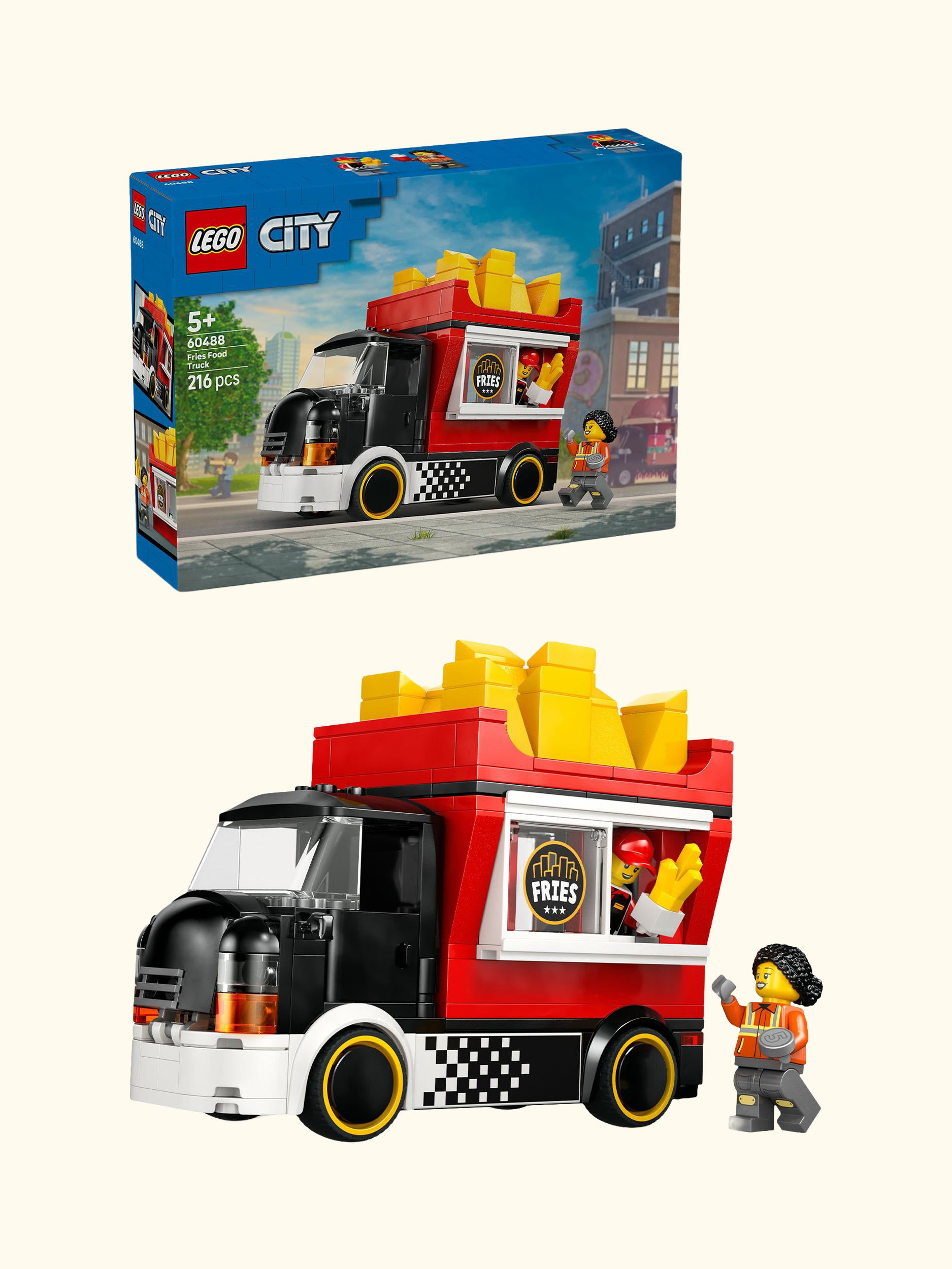 City 60488 Fries Food Truck Toy Building Set