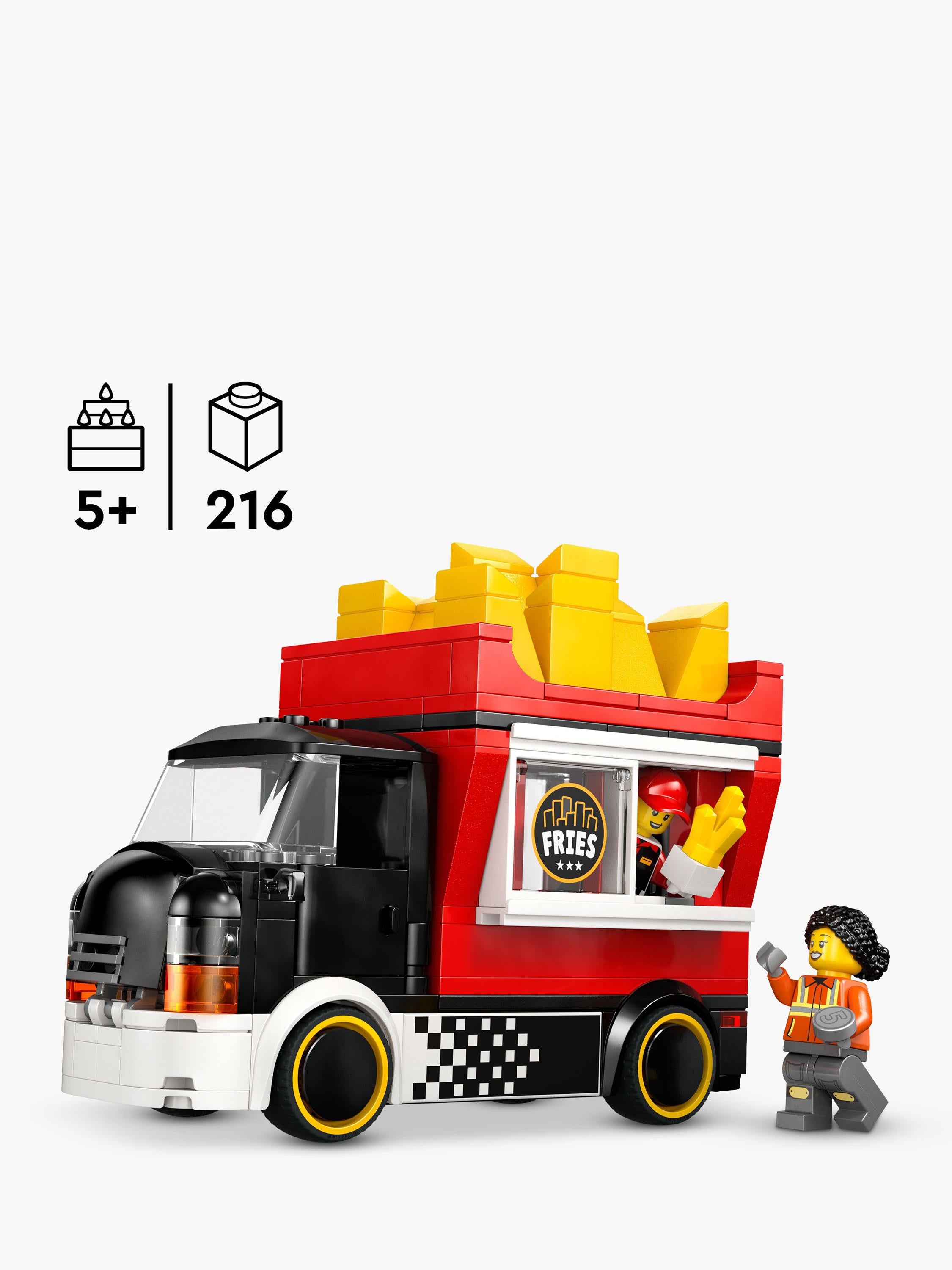 City 60488 Fries Food Truck Toy Building Set