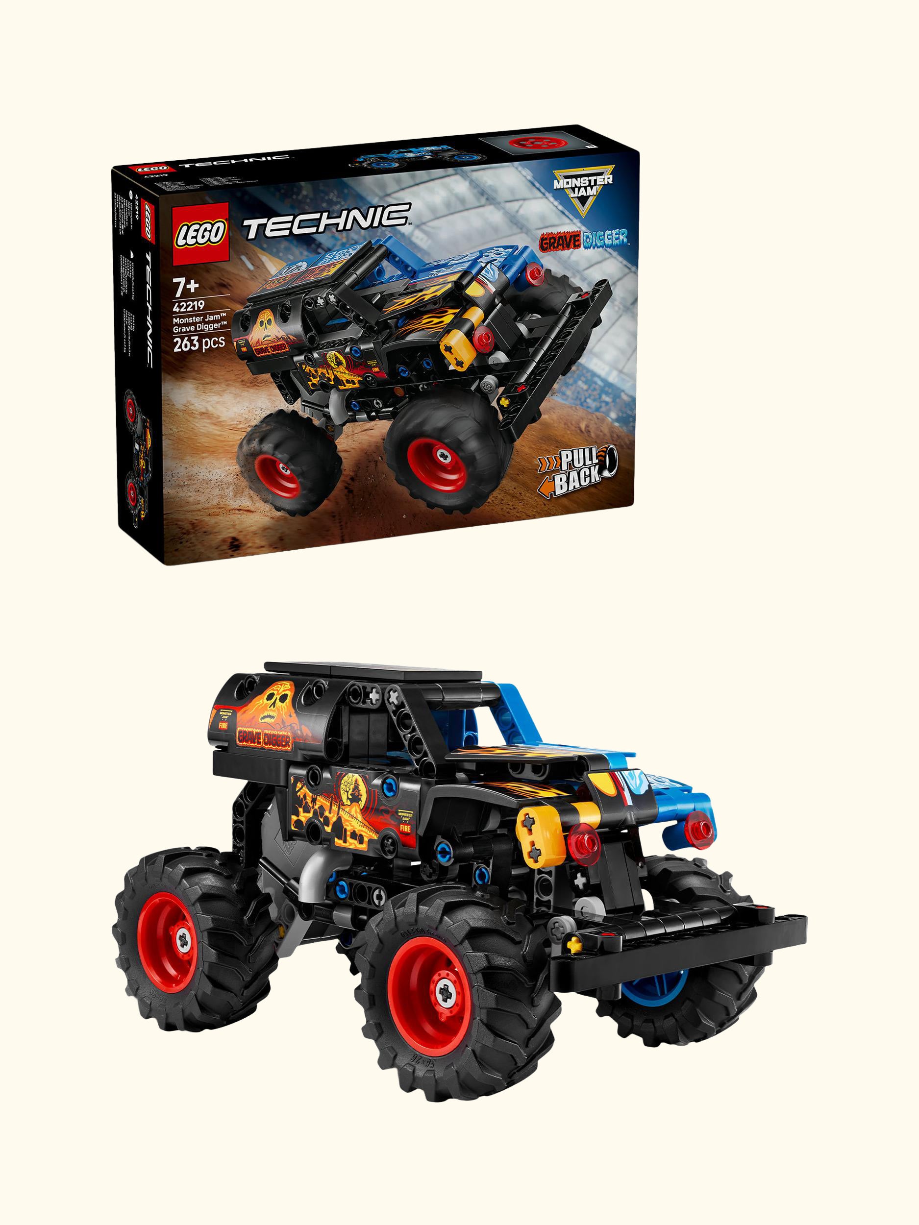 Technic 42219 Monster Jam Grave Digger Fire & Ice Truck Toy