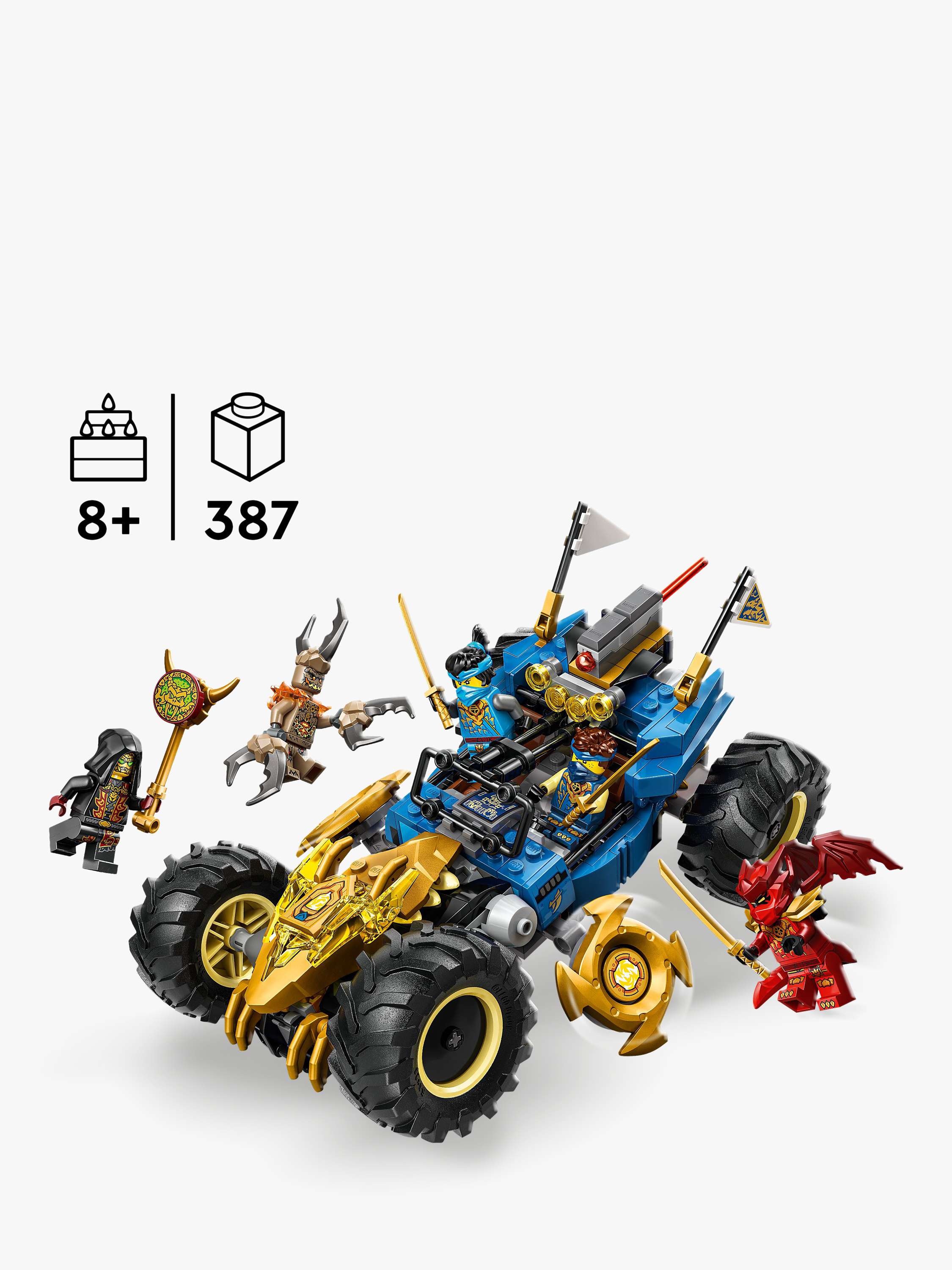 Ninjago 71856 Jay's Transforming Car Toy