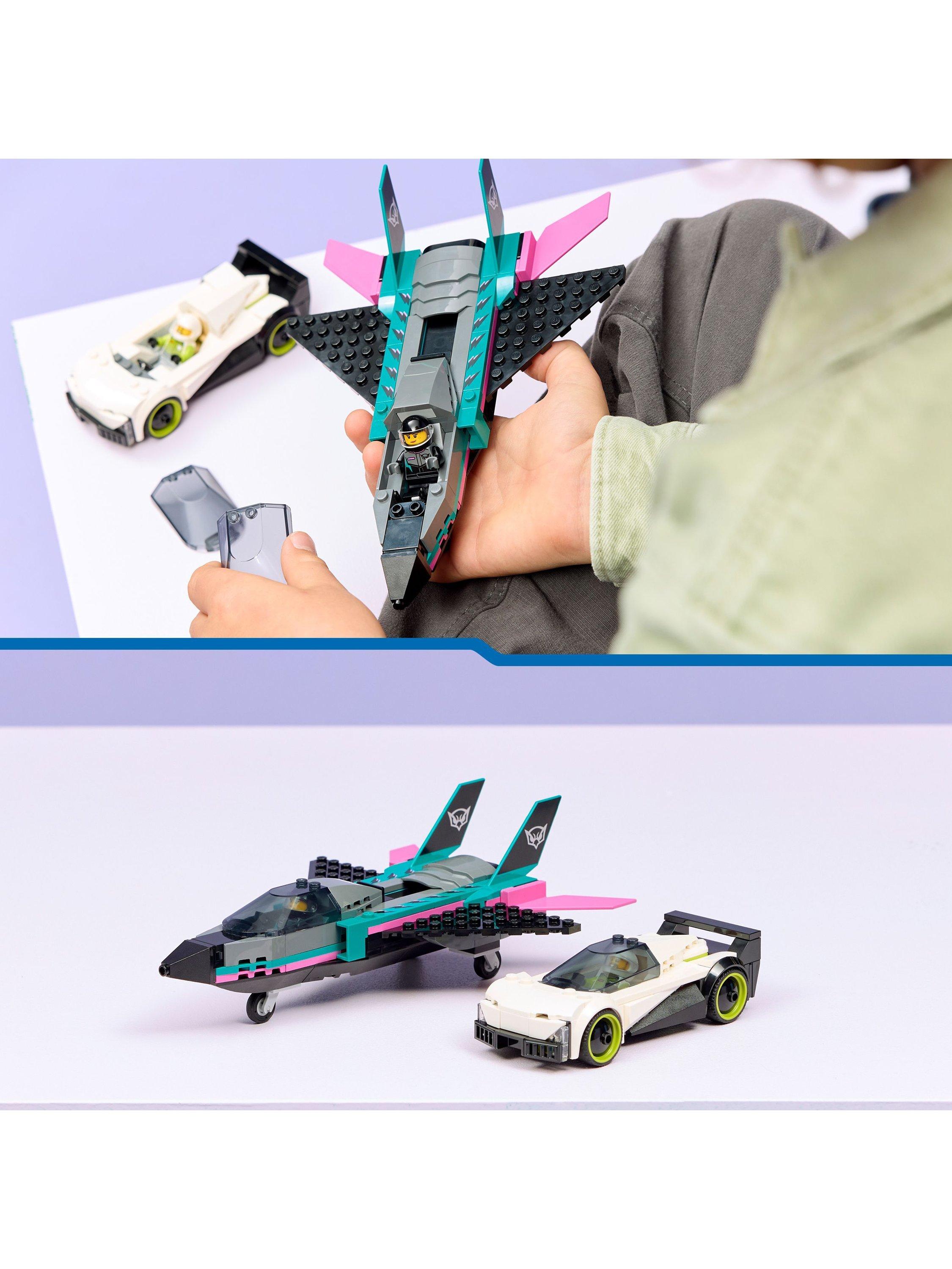 City 60489 Jet vs. Car Vehicle Toy Playset