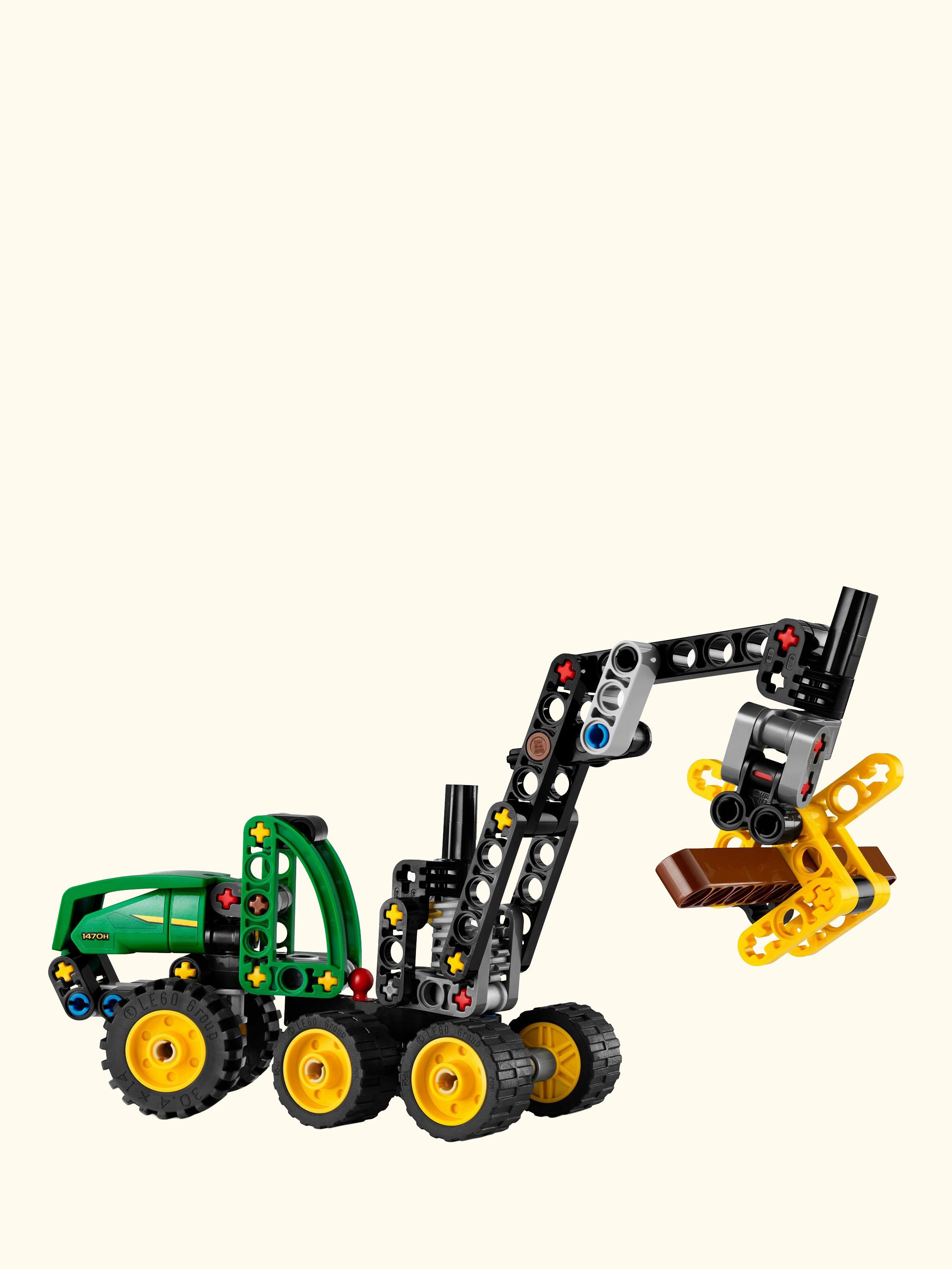 Technic 42218 John Deere 1470H Wheeled Harvester Construction Vehicle Toy