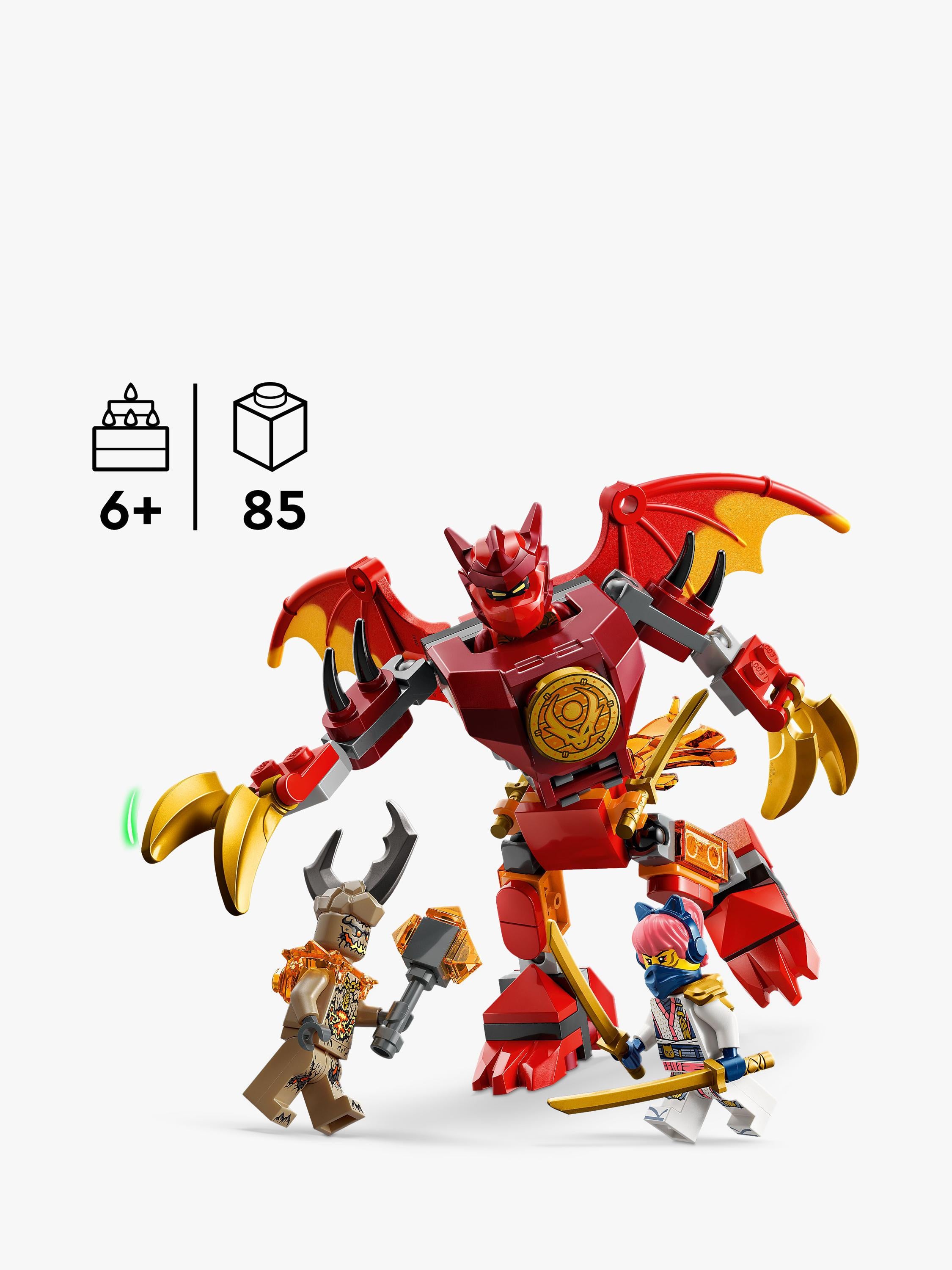 Ninjago 71851 Kai's Dragon Mech Battle Pack Ninja Toy