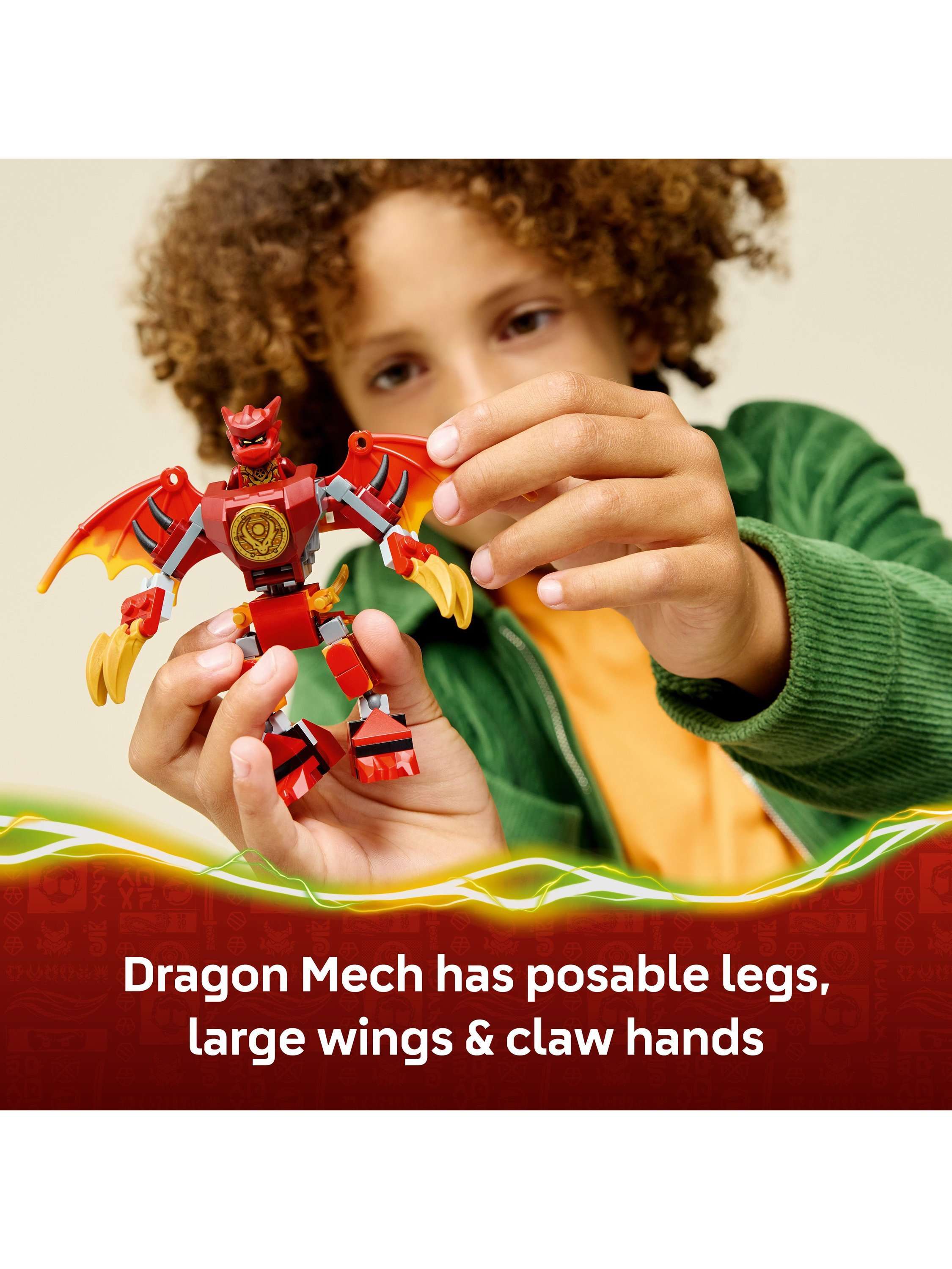 Ninjago 71851 Kai's Dragon Mech Battle Pack Ninja Toy