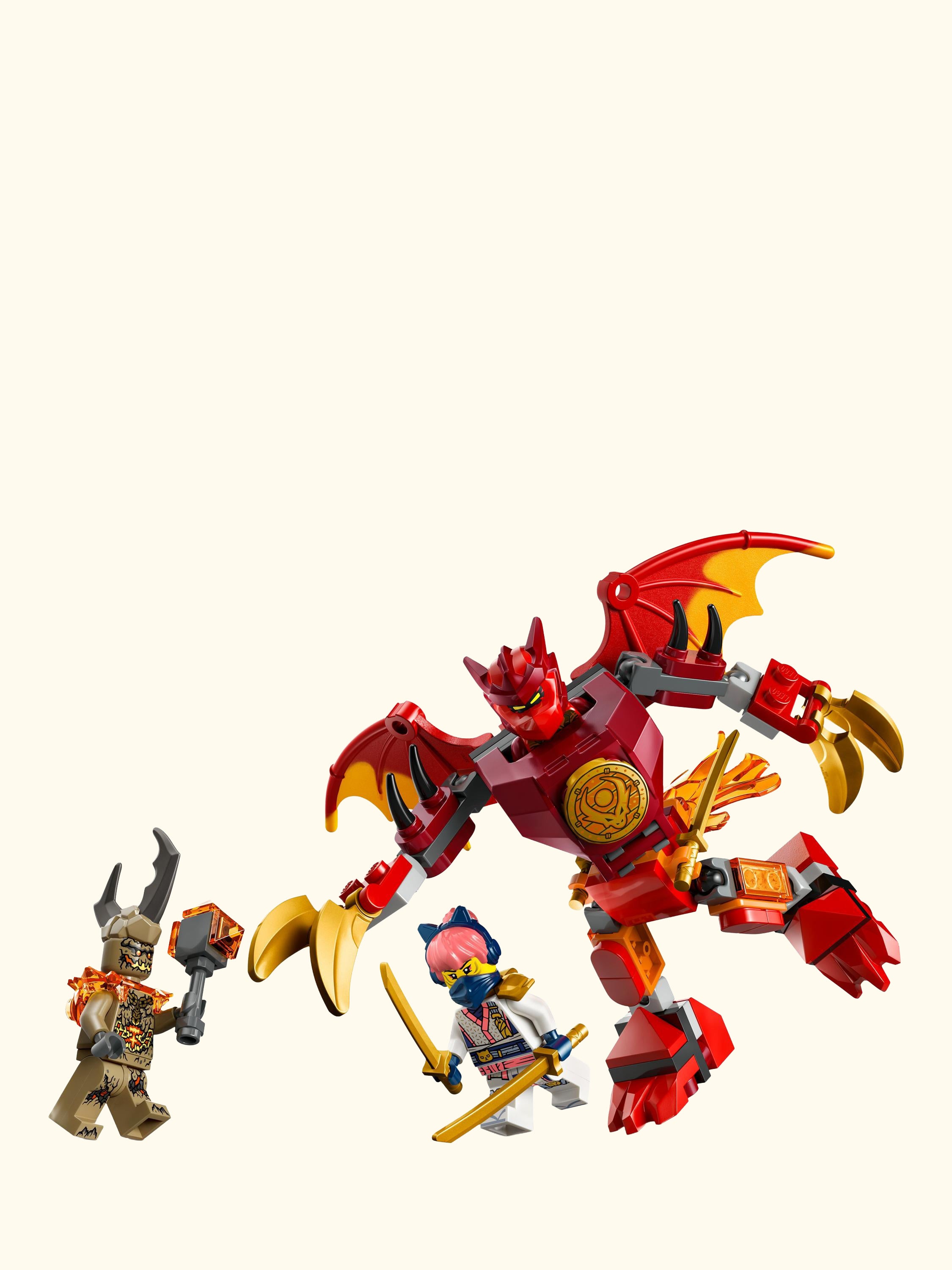 Ninjago 71851 Kai's Dragon Mech Battle Pack Ninja Toy