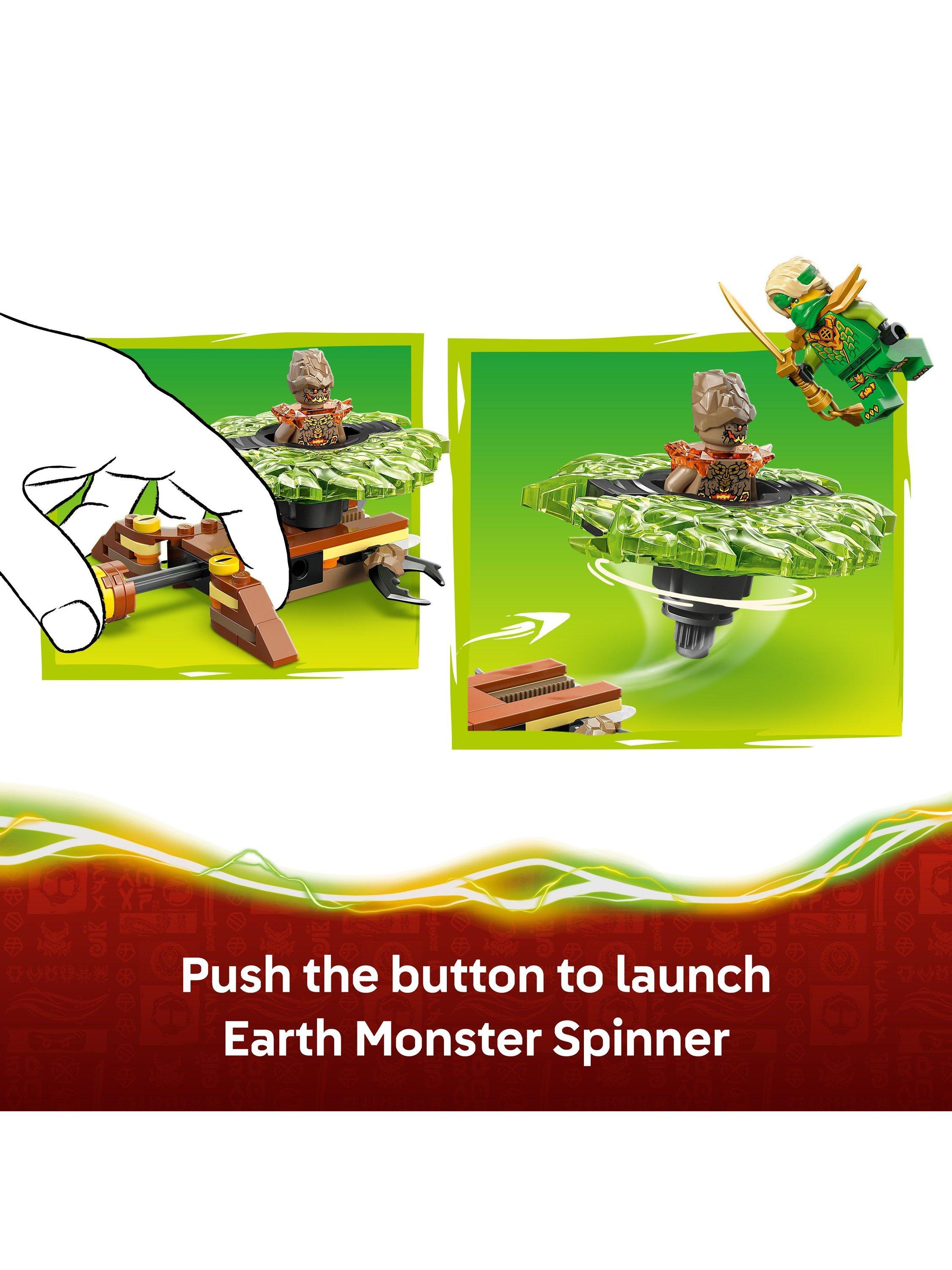 Ninjago 71850 Lloyd vs. Earth Monster Spinner Battling Tops Toy