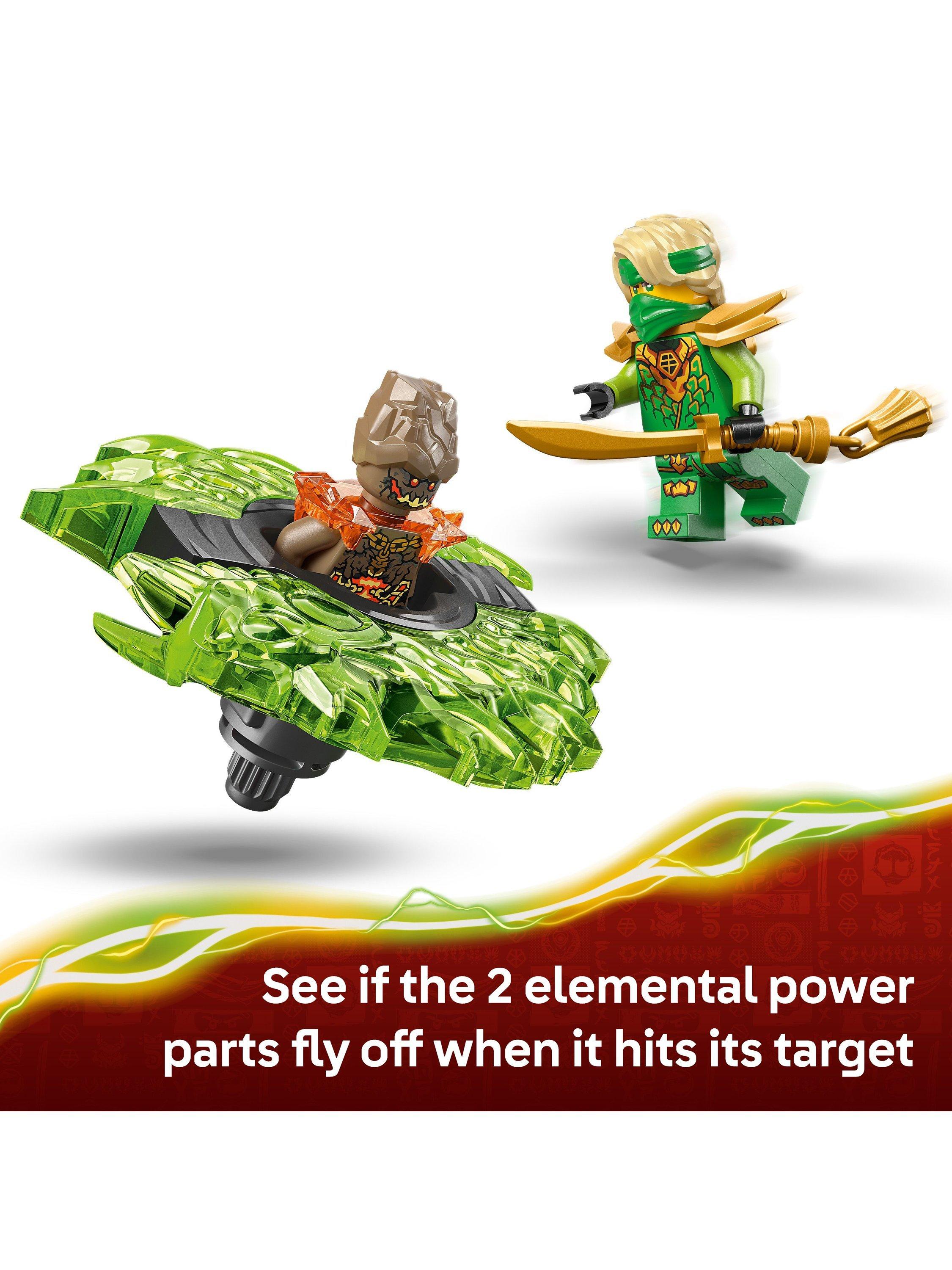Ninjago 71850 Lloyd vs. Earth Monster Spinner Battling Tops Toy